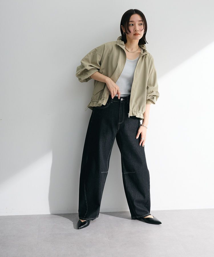 Green Parks「・ELENCARE DUE デニムバレルレッグパンツ」|デニム|