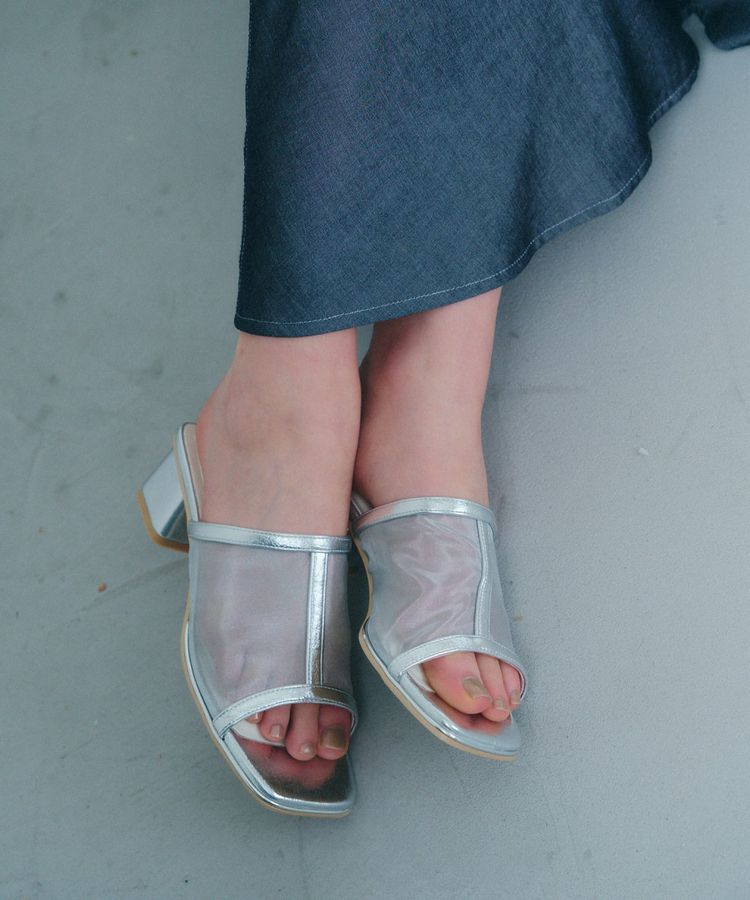 YECCA VECCA「シアーミュールサンダル」|サンダル|