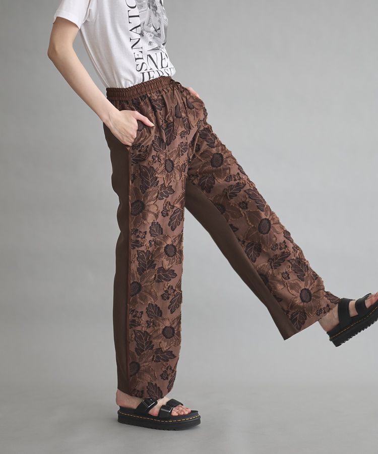 GARAGE OF GOOD CLOTHING「【日本製】異素材切り替えジャガードパンツB」|その他|