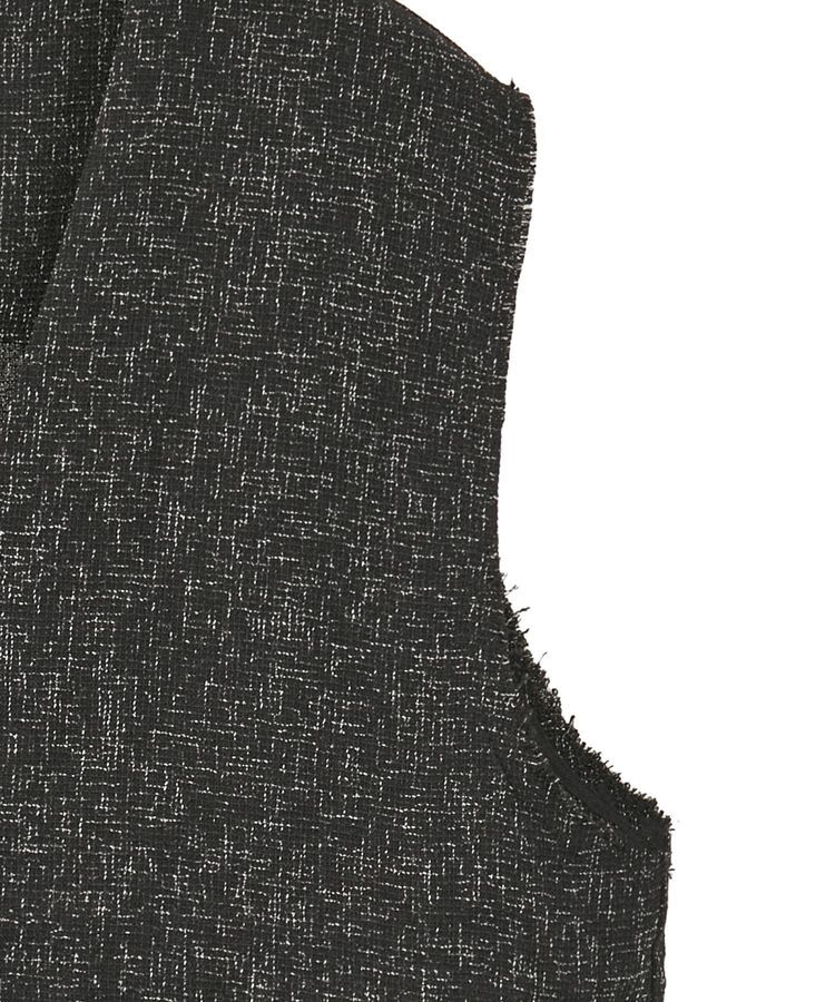 GARAGE OF GOOD CLOTHING「ツイードギャザーベスト」|ベスト・ジレ|