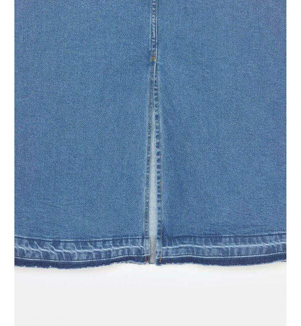 allureville「カットオフAラインデニムスカート」|スカート|