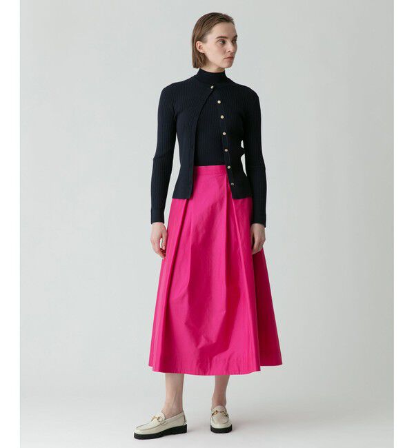 allureville「タフタタックフレアスカート」|スカート|