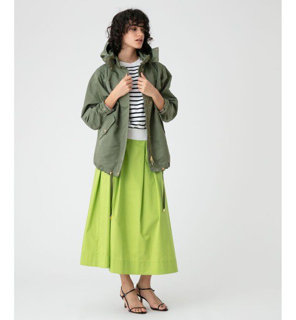 allureville「タフタタックフレアスカート」|スカート|