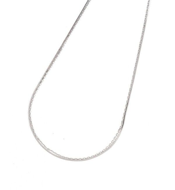 allureville「【MARIHA(マリハ)】 SILENT RAIN 2連ネックレス」|ネックレス|シルバー