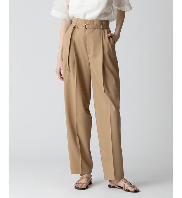 allureville「ドライツイルオーバルラインパンツ」|チノ|