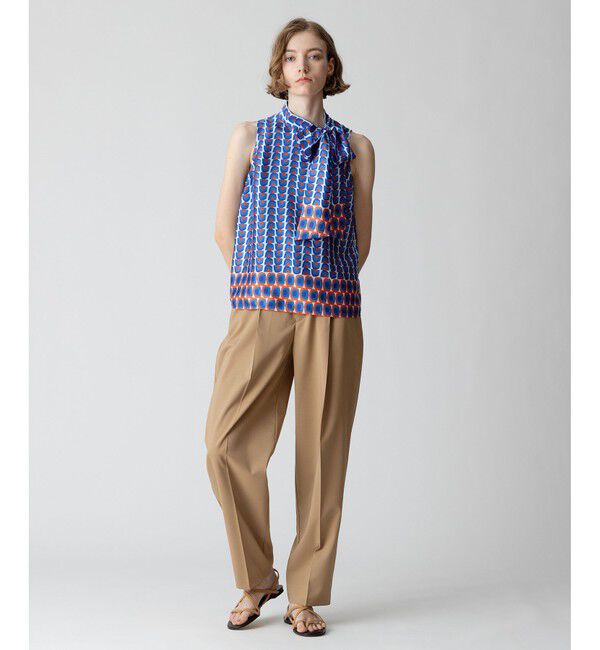 allureville「ドライツイルオーバルラインパンツ」|チノ|