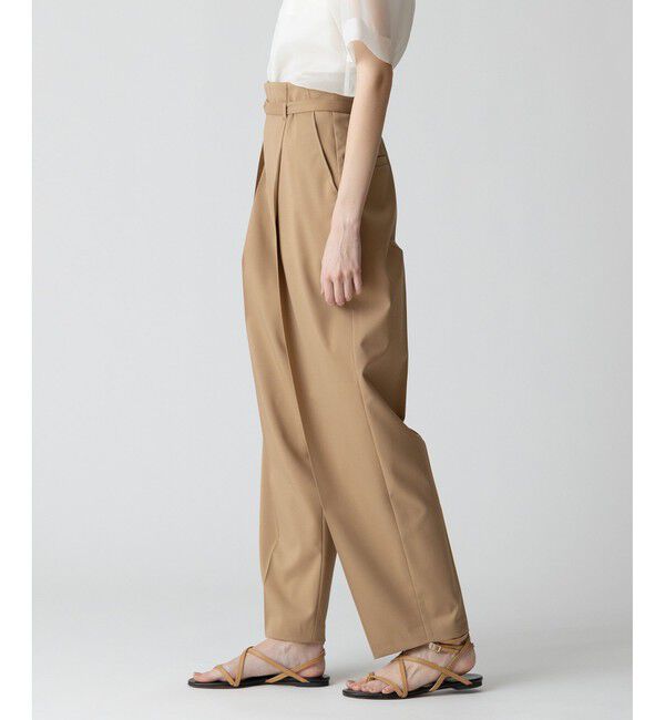 allureville「ドライツイルオーバルラインパンツ」|チノ|