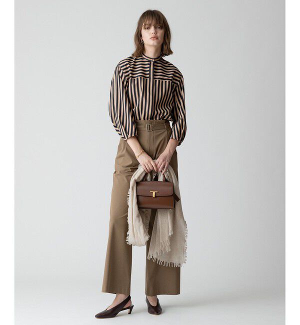 allureville「ストレッチヨークレスパンツ」|チノ|