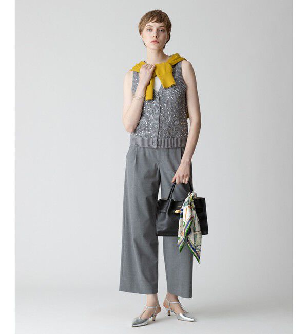 allureville「ストレッチヨークレスパンツ」|チノ|