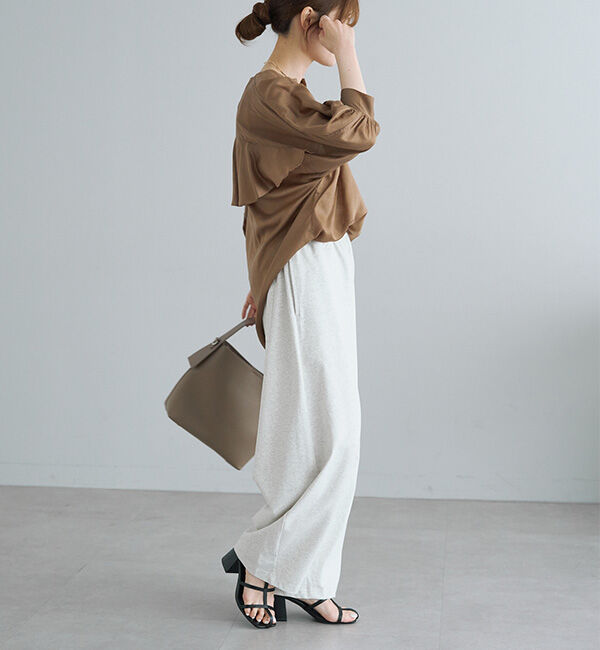  「バックラッフルスキッパーシアーブラウス」|シャツ・ブラウス|