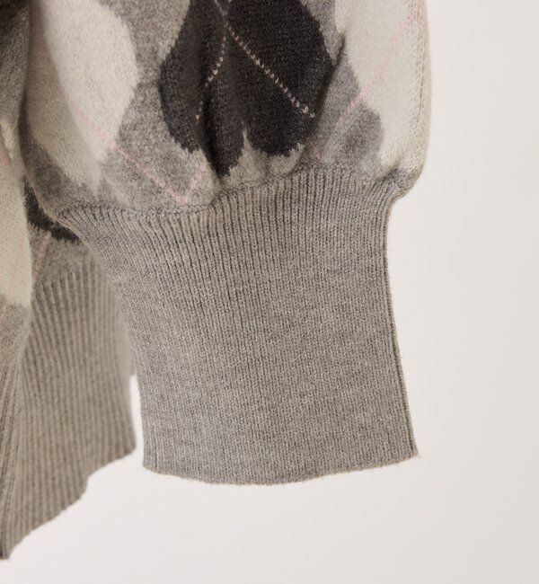  「【Heart collection】ハートアーガイルニットミニワンピ」|ワンピース|