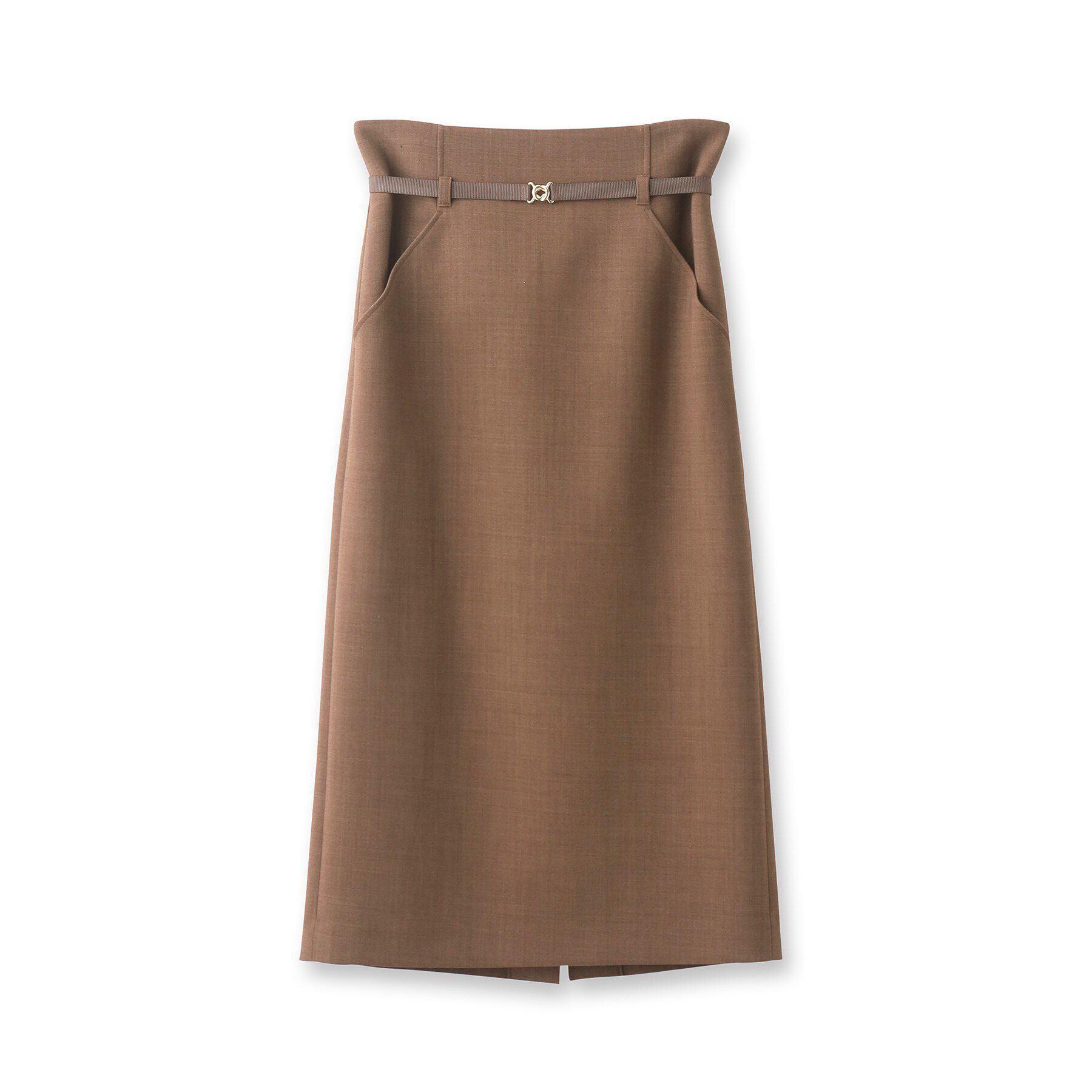 UNTITLED「【セットアップ可/ストレッチ】ベルトデザインタイトスカート」|スカート|