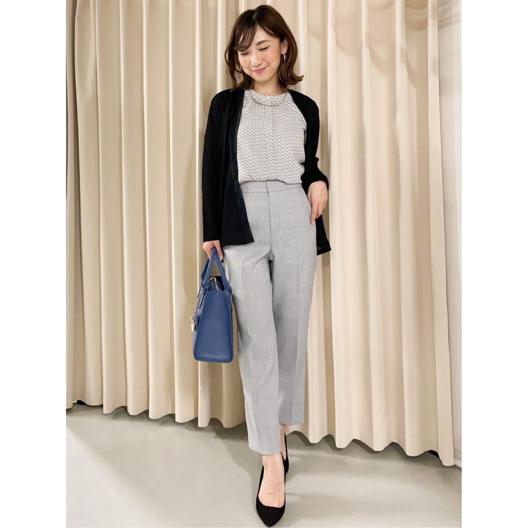 COUP DE CHANCE「【日本製/洗える】着流しジャージカーディガン」|カーディガン|