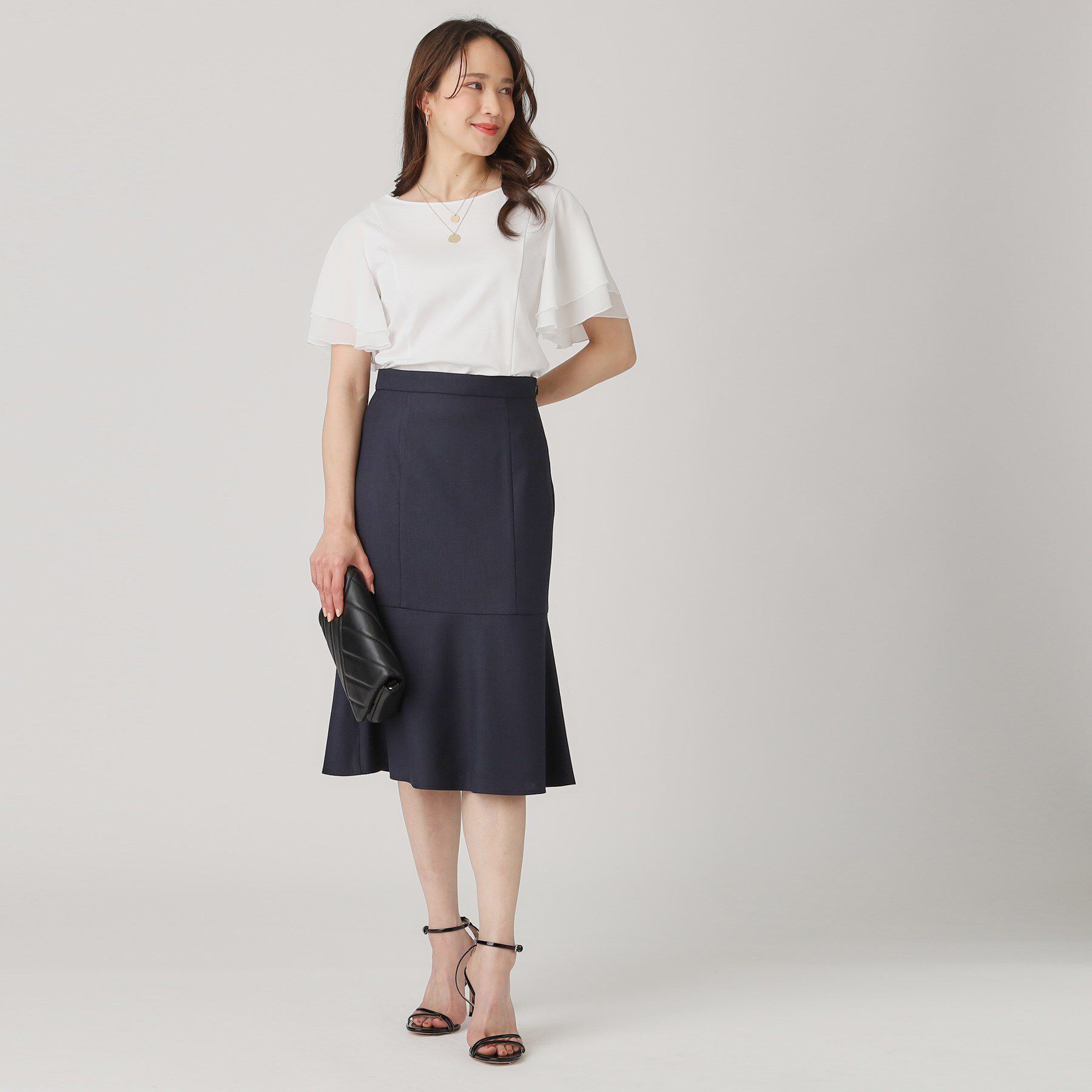 COUP DE CHANCE「【洗える／日本製】マーメイド風スカート」|スカート|