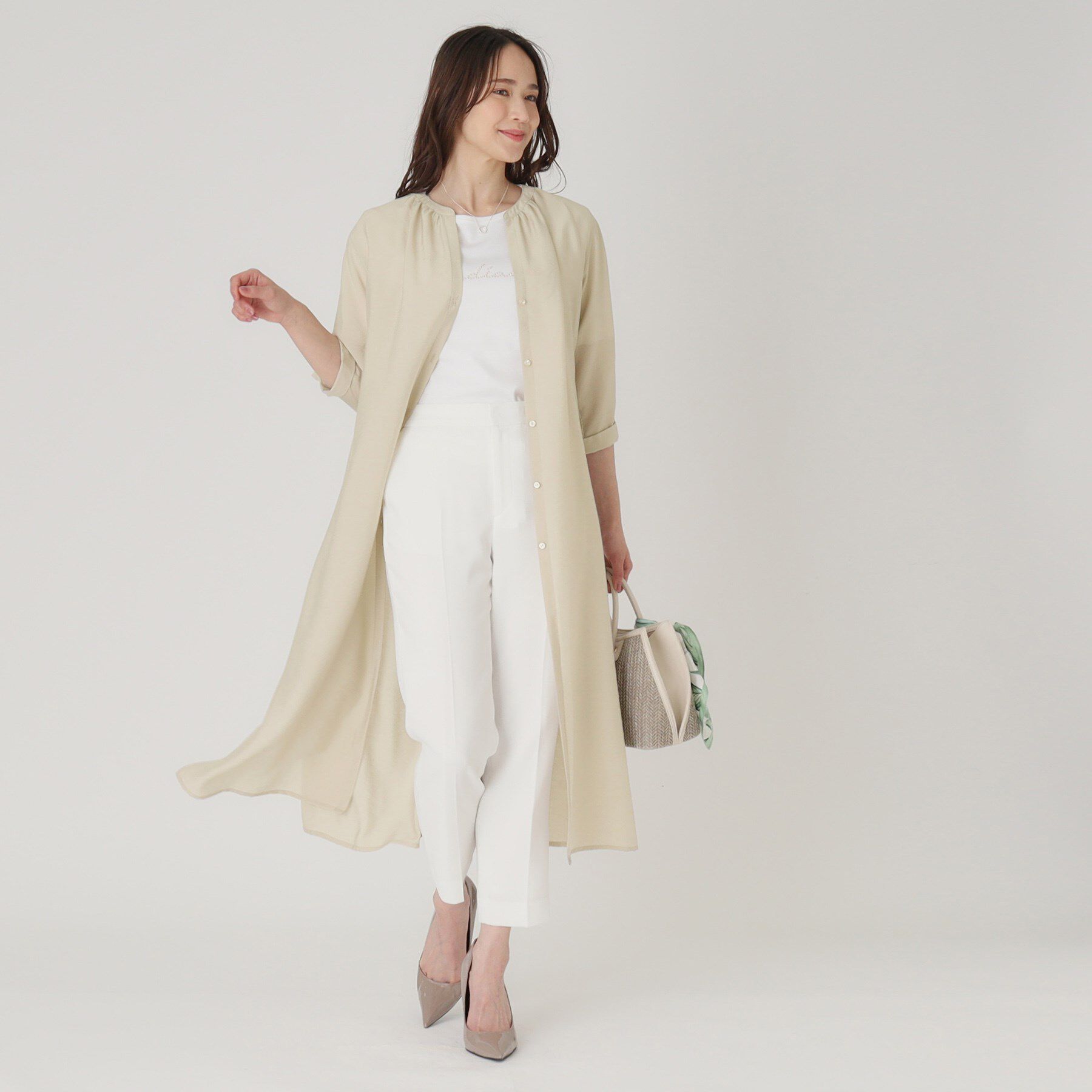 COUP DE CHANCE「【洗える】ロングブラウス」|シャツ・ブラウス|