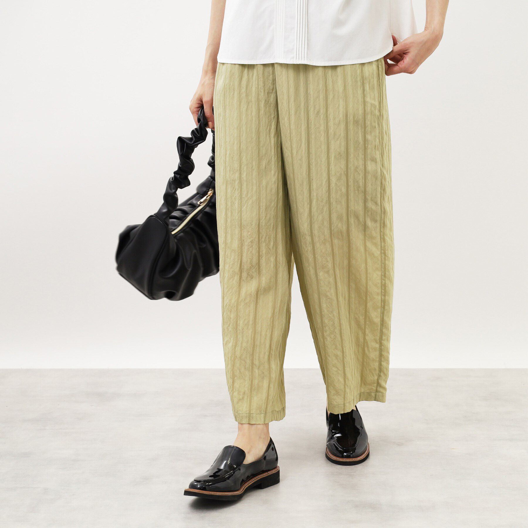 Reflect「【SALE／E‐QUALITY／手洗い可】ストライプワイドストレートパンツ」|その他|