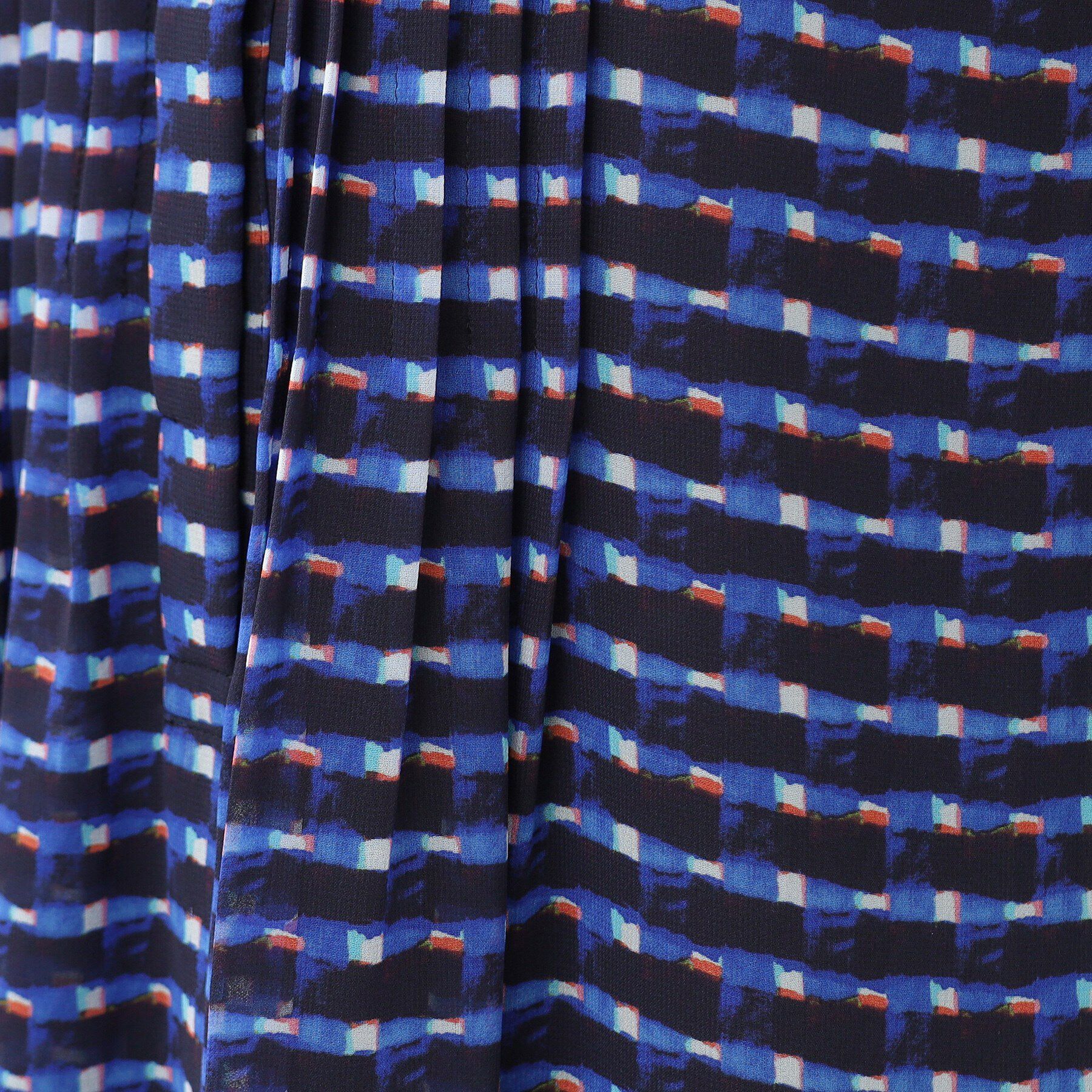 Reflect「【マシンウォッシュ可】チェック柄プリントワンピース」|ワンピース|