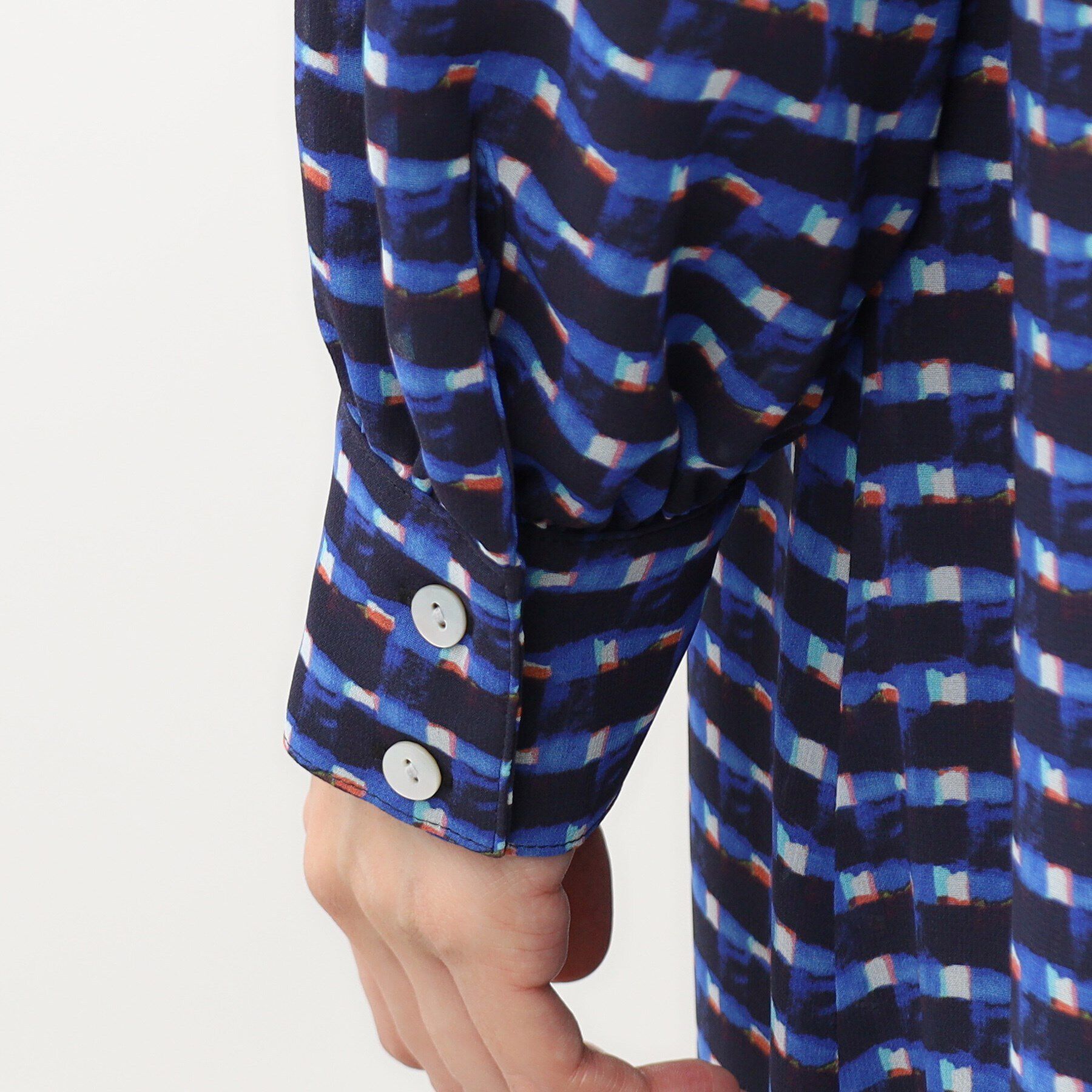 Reflect「【マシンウォッシュ可】チェック柄プリントワンピース」|ワンピース|