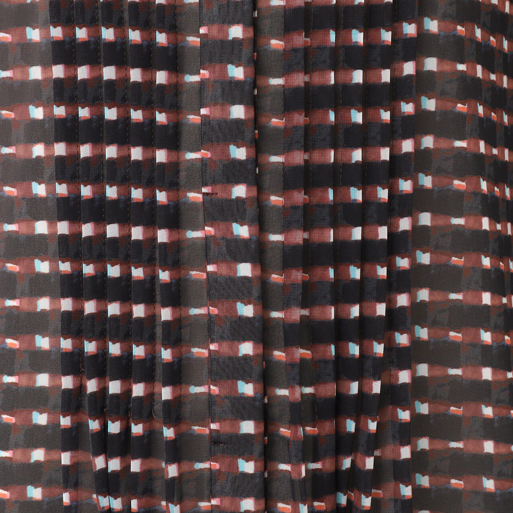 Reflect「【マシンウォッシュ可】チェック柄プリントワンピース」|ワンピース|