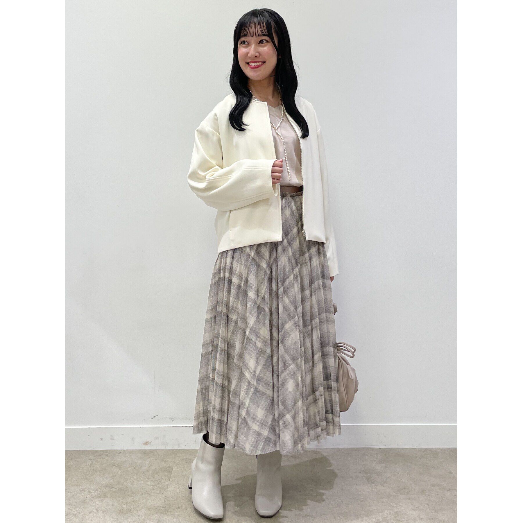 Reflect「エアリーチュール&times;チェックプリーツスカート」|スカート|