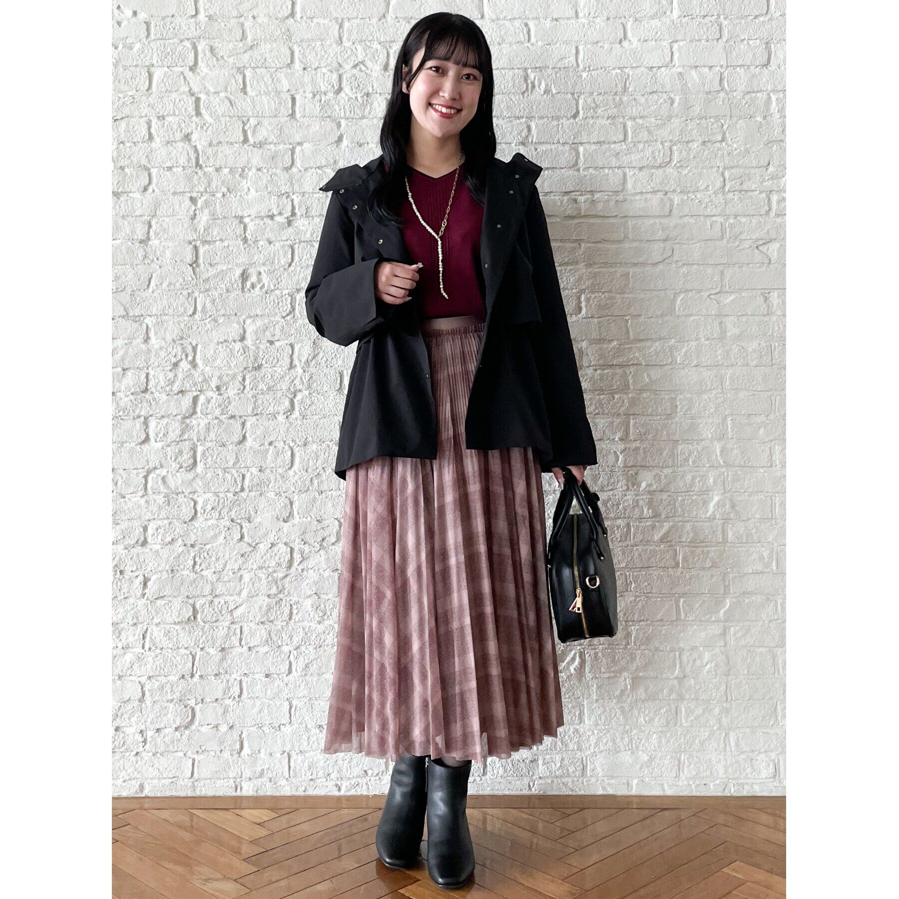 Reflect「エアリーチュール&times;チェックプリーツスカート」|スカート|