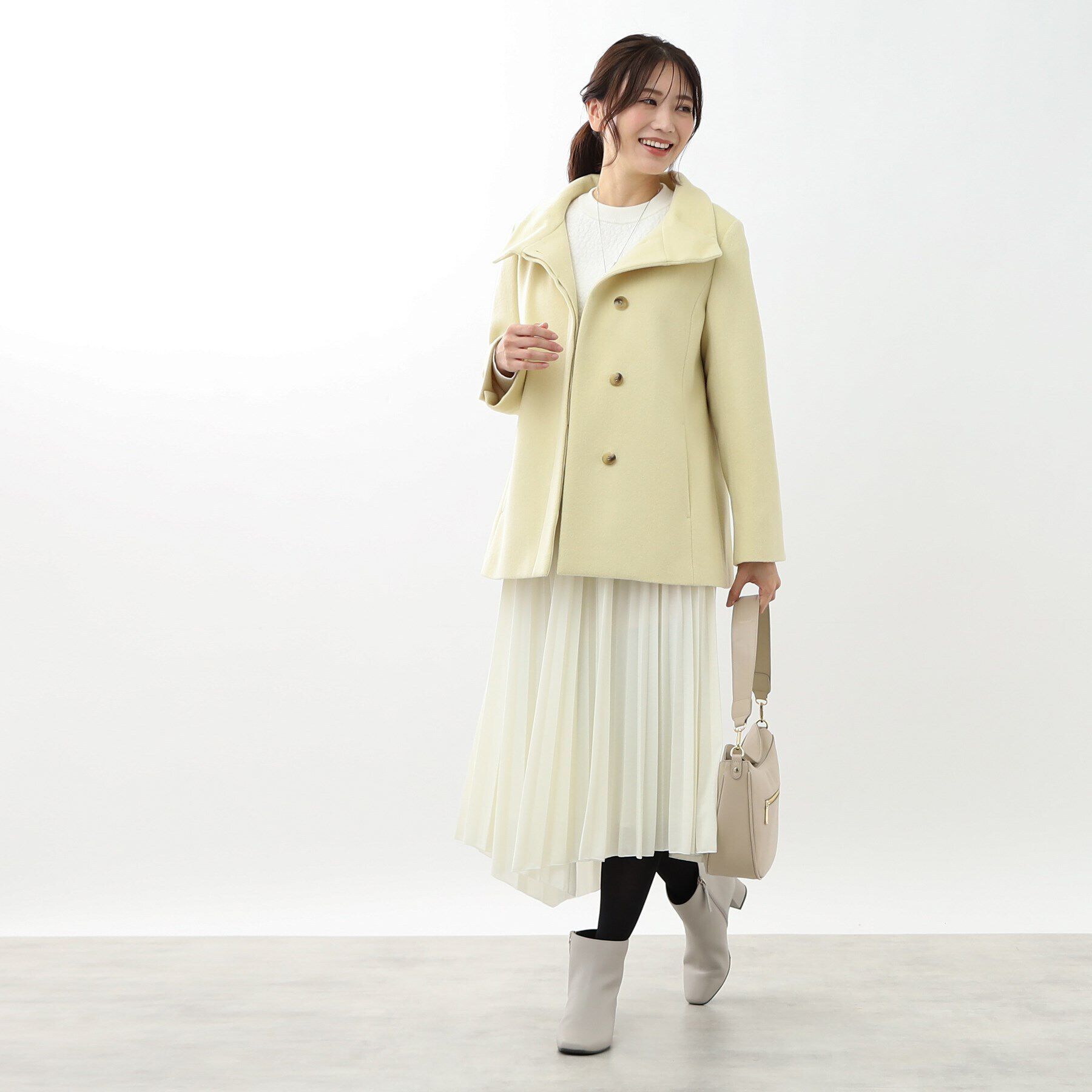 Reflect「【定番人気】スタンドカラーミドルコート」|その他|