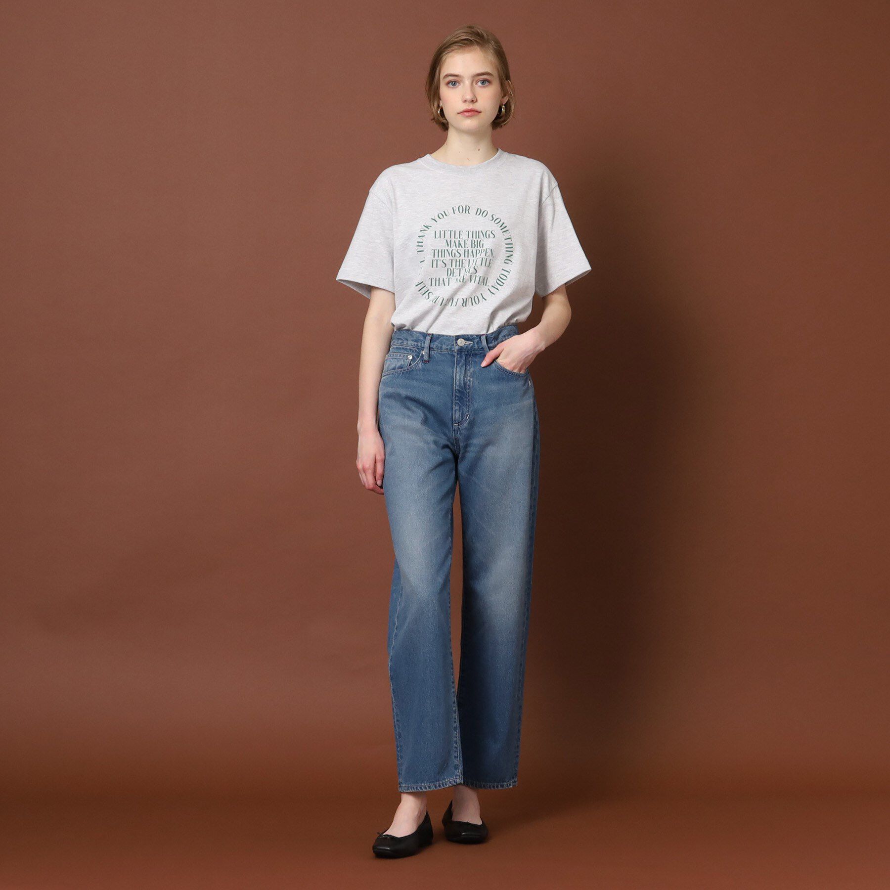 DRESSTERIOR「【洗える】テーパードコンフォートデニム」|デニム|