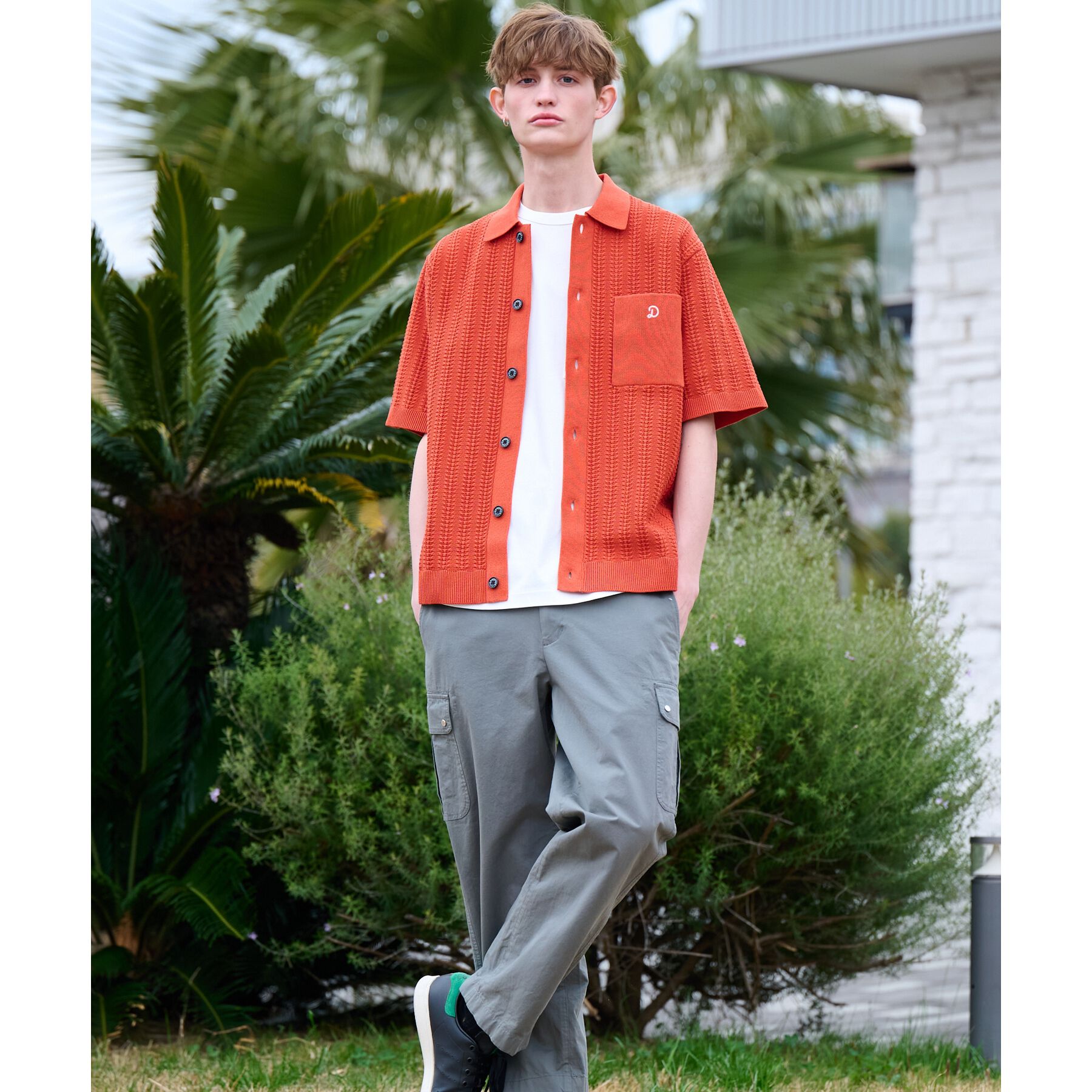 DRESSTERIOR「【Safari5月号掲載】オーガニックコットン キューバニットシャツ」|ニット・セーター|