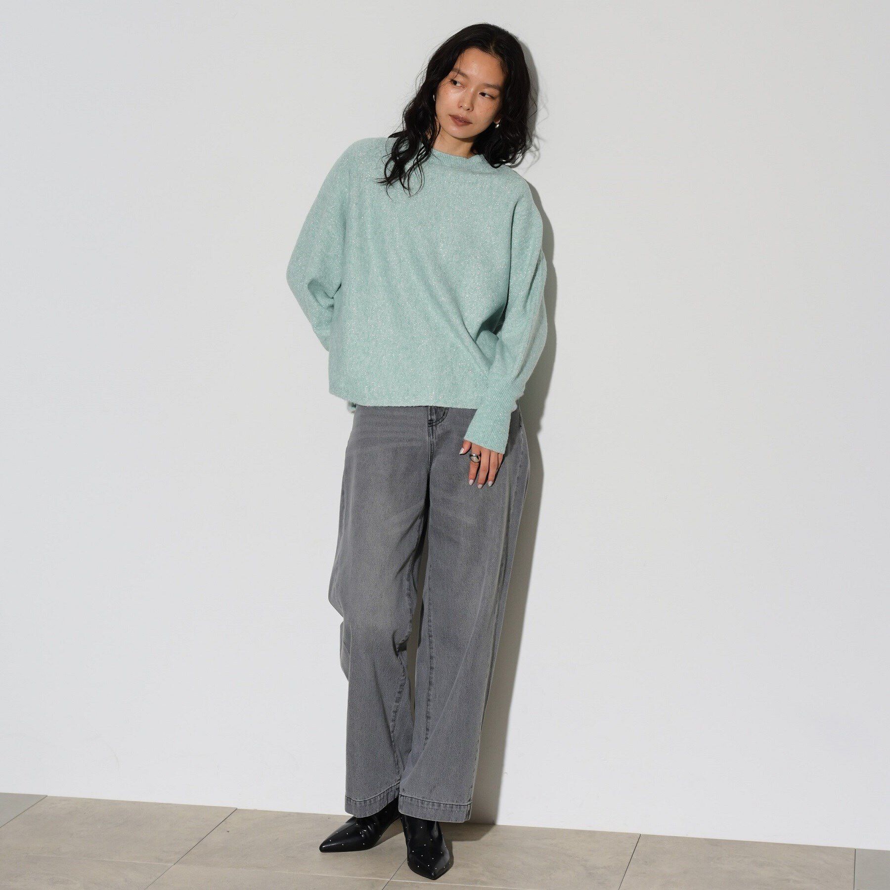 GALLEST「ドルマンスリーブラメニット」|ニット・セーター|