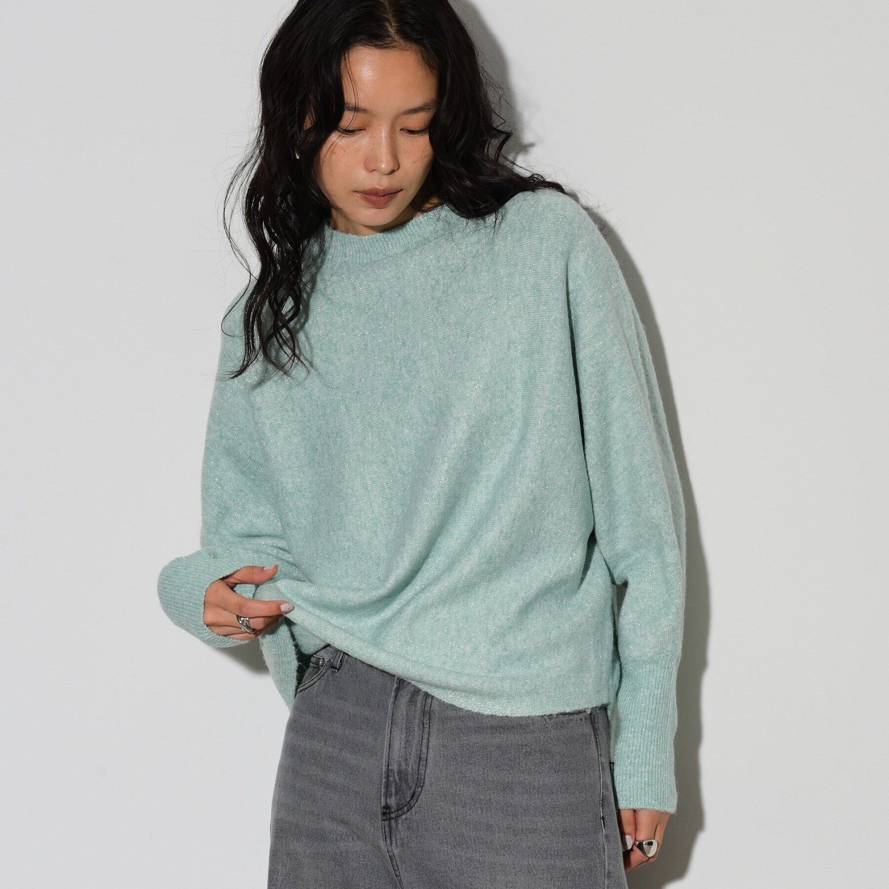 GALLEST「ドルマンスリーブラメニット」|ニット・セーター|