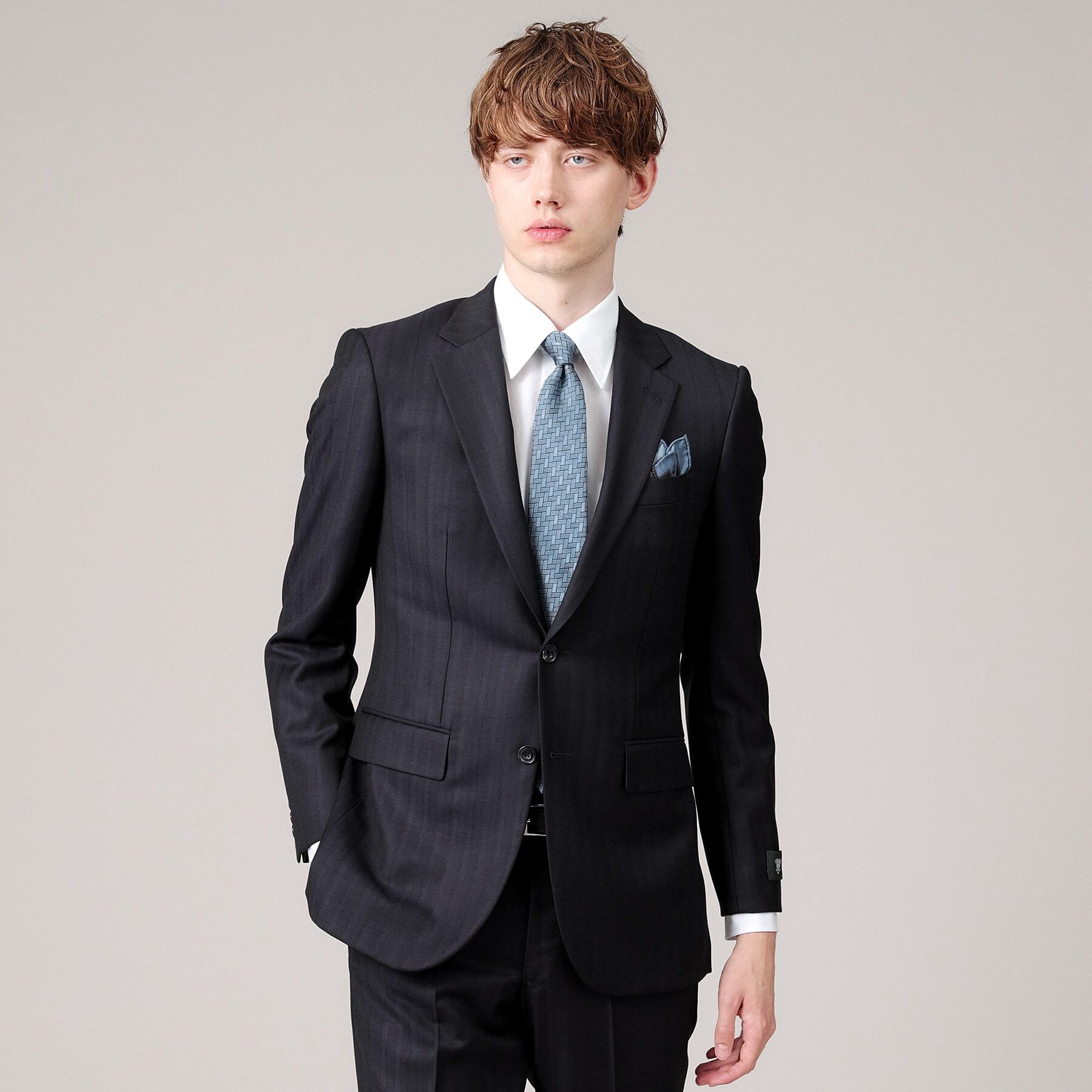 TAKEO KIKUCHI「【DORMEUIL】オルタネートストライプ スーツ」|スーツ|ﾌﾞﾙｰ(393)