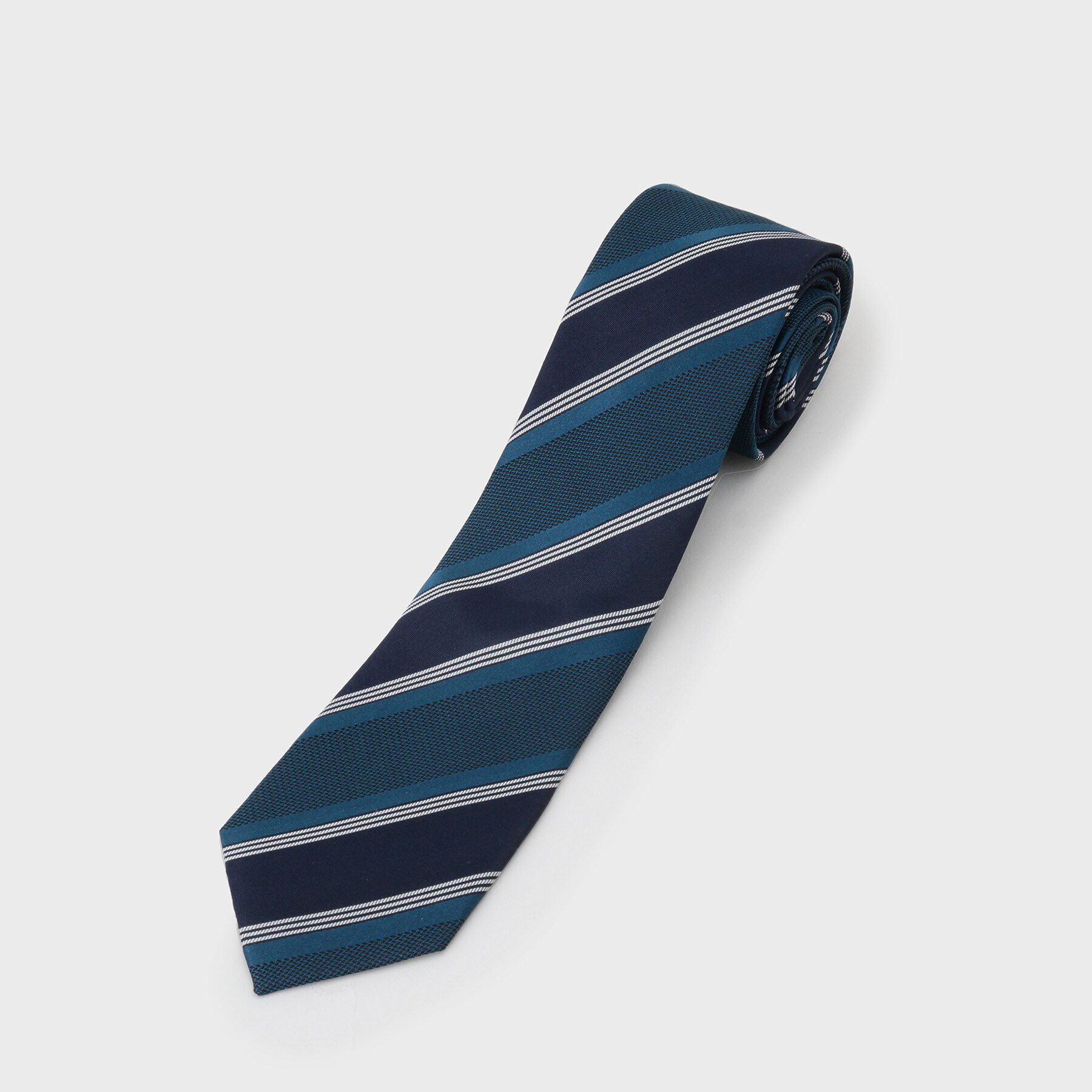 TAKEO KIKUCHI「【LIBERATY裏地】サテンストライプ チェンジタイ」|ネクタイ・蝶ネクタイ|グリーン(322)