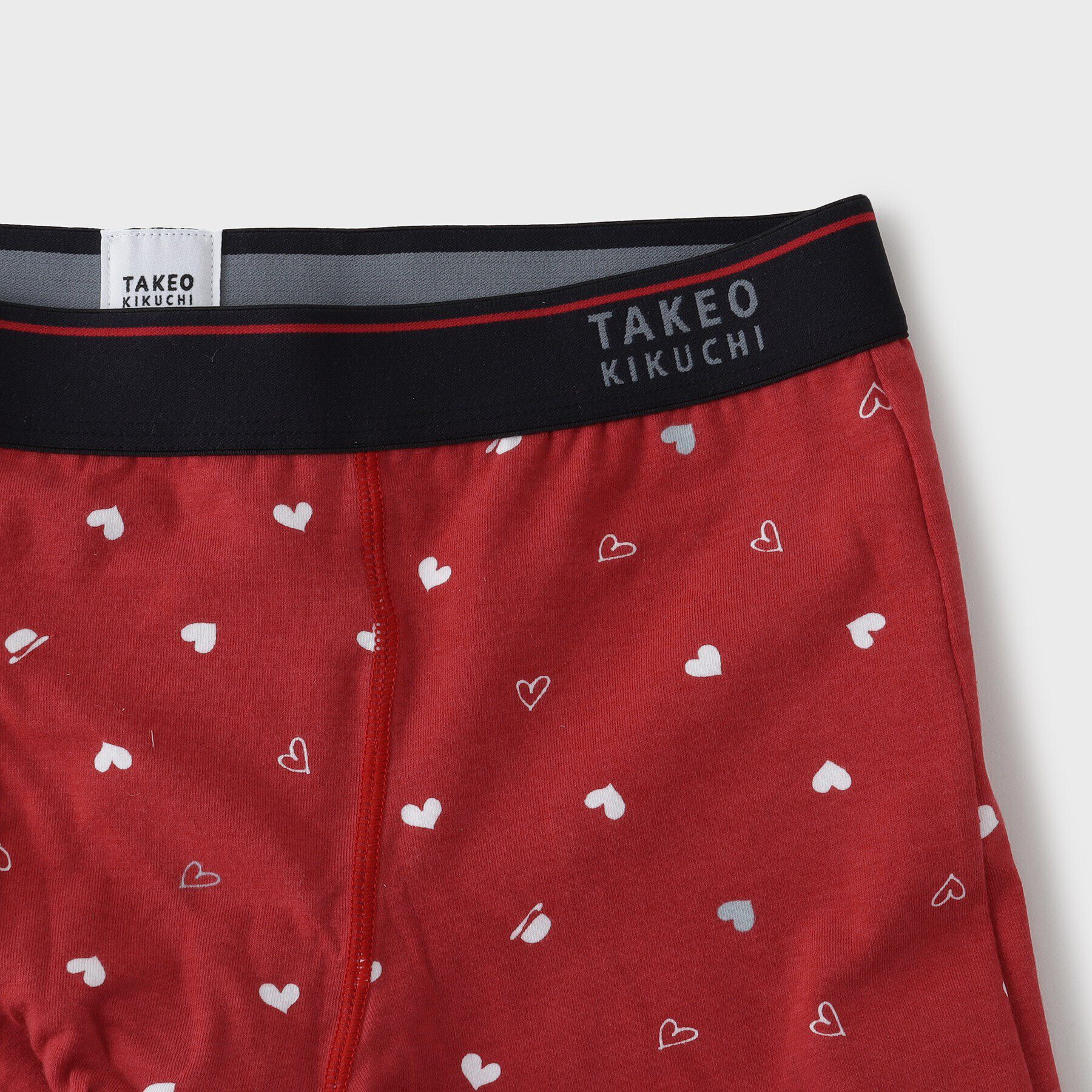 TAKEO KIKUCHI「【MADE IN JAPAN】ハート＆ハットプリント柄ボクサーパンツ」|インナー|