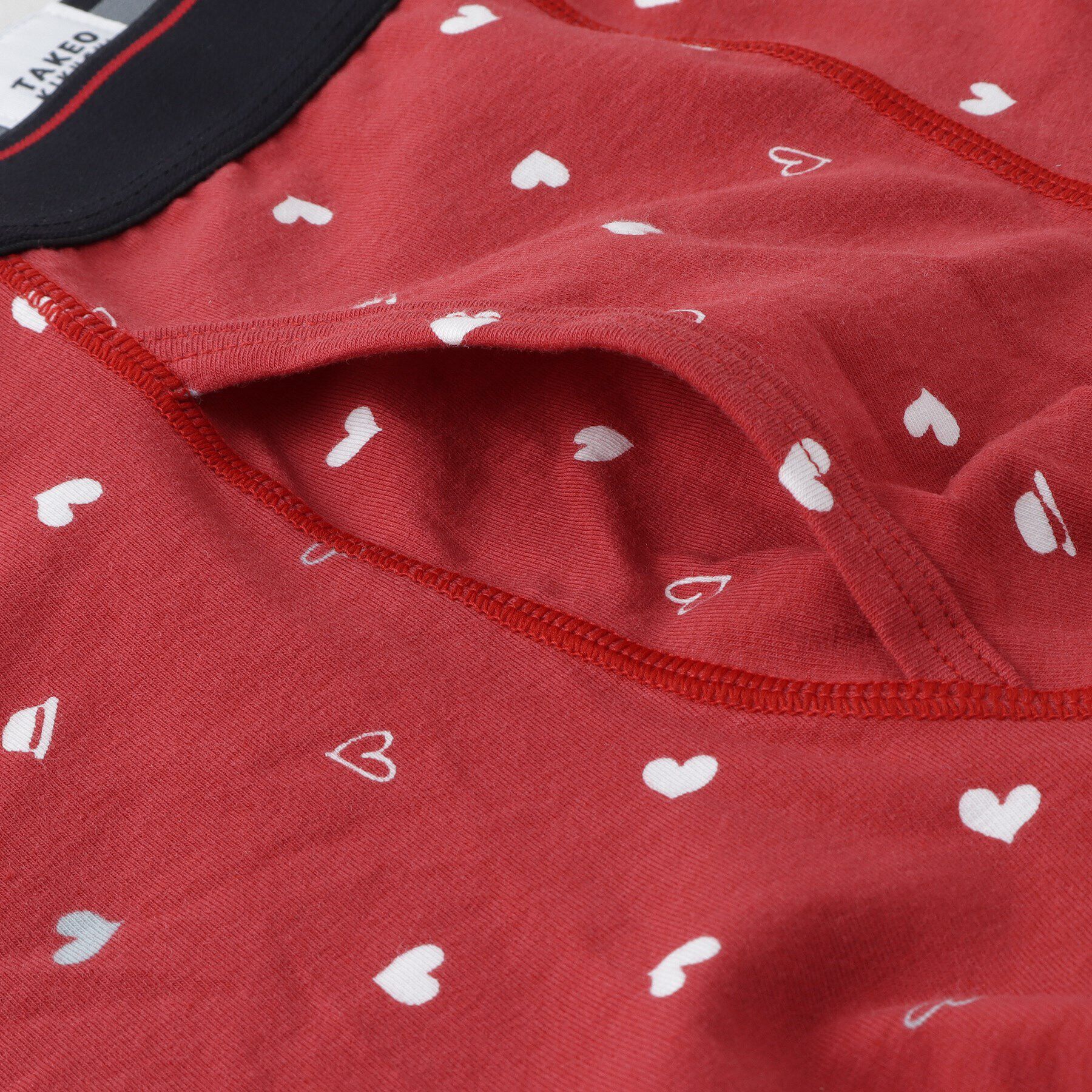 TAKEO KIKUCHI「【MADE IN JAPAN】ハート＆ハットプリント柄ボクサーパンツ」|インナー|