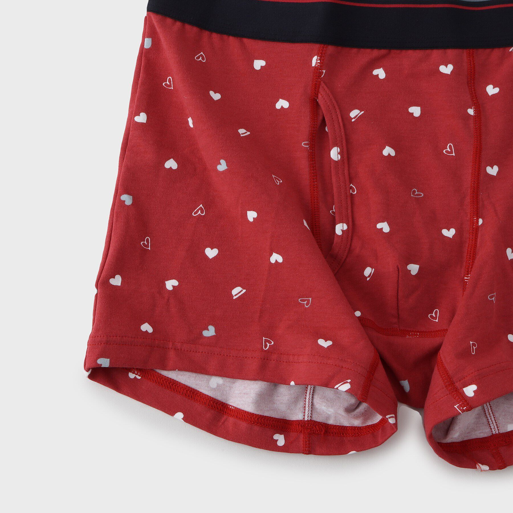 TAKEO KIKUCHI「【MADE IN JAPAN】ハート＆ハットプリント柄ボクサーパンツ」|インナー|