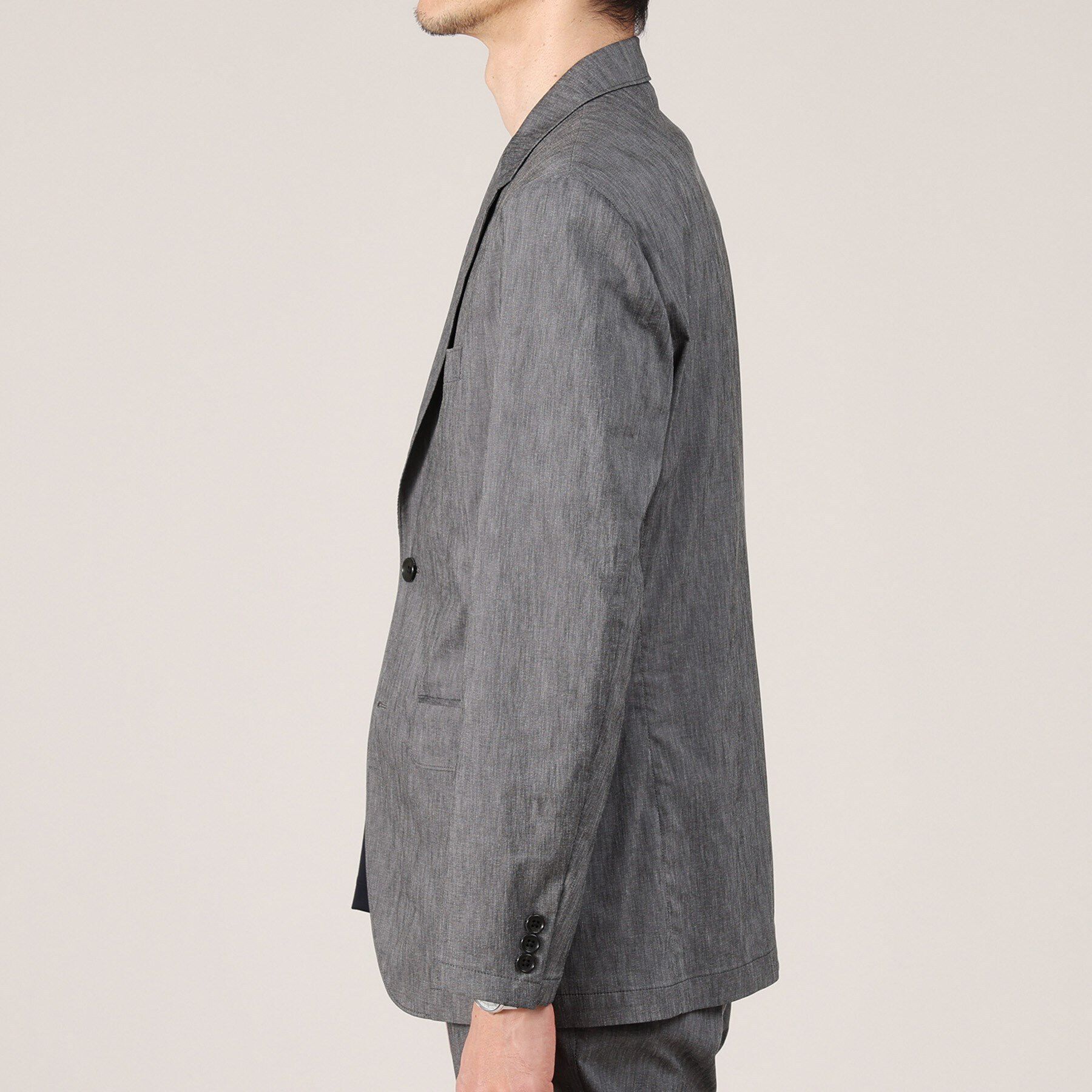 TAKEO KIKUCHI「【360&deg;ストレッチ／セットアップ対応】None Of Stress リネンジャケット」|テーラードジャケット|