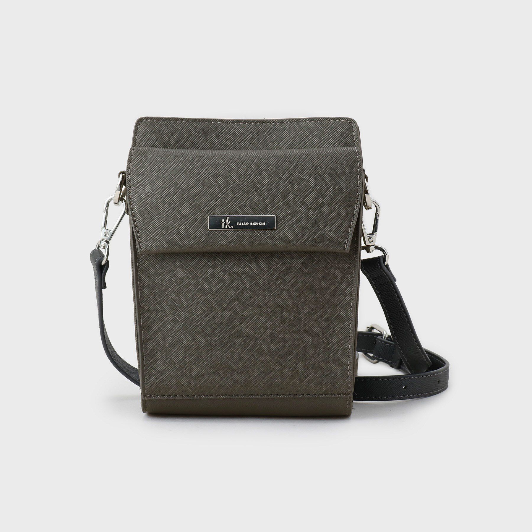 tk.TAKEO KIKUCHI「ドッキングミニショルダーバッグ」|ショルダー・メッセンジャー|チャコールグレー(1
