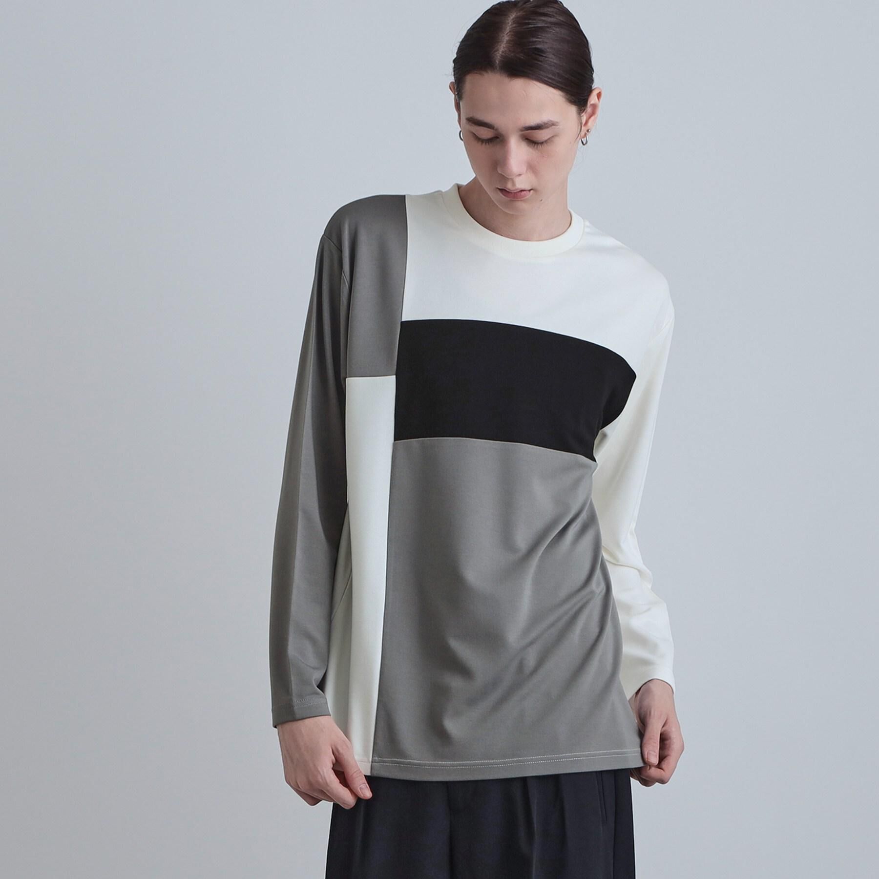 tk.TAKEO KIKUCHI「スクエア切り替えカットソー」|Tシャツ・カットソー|