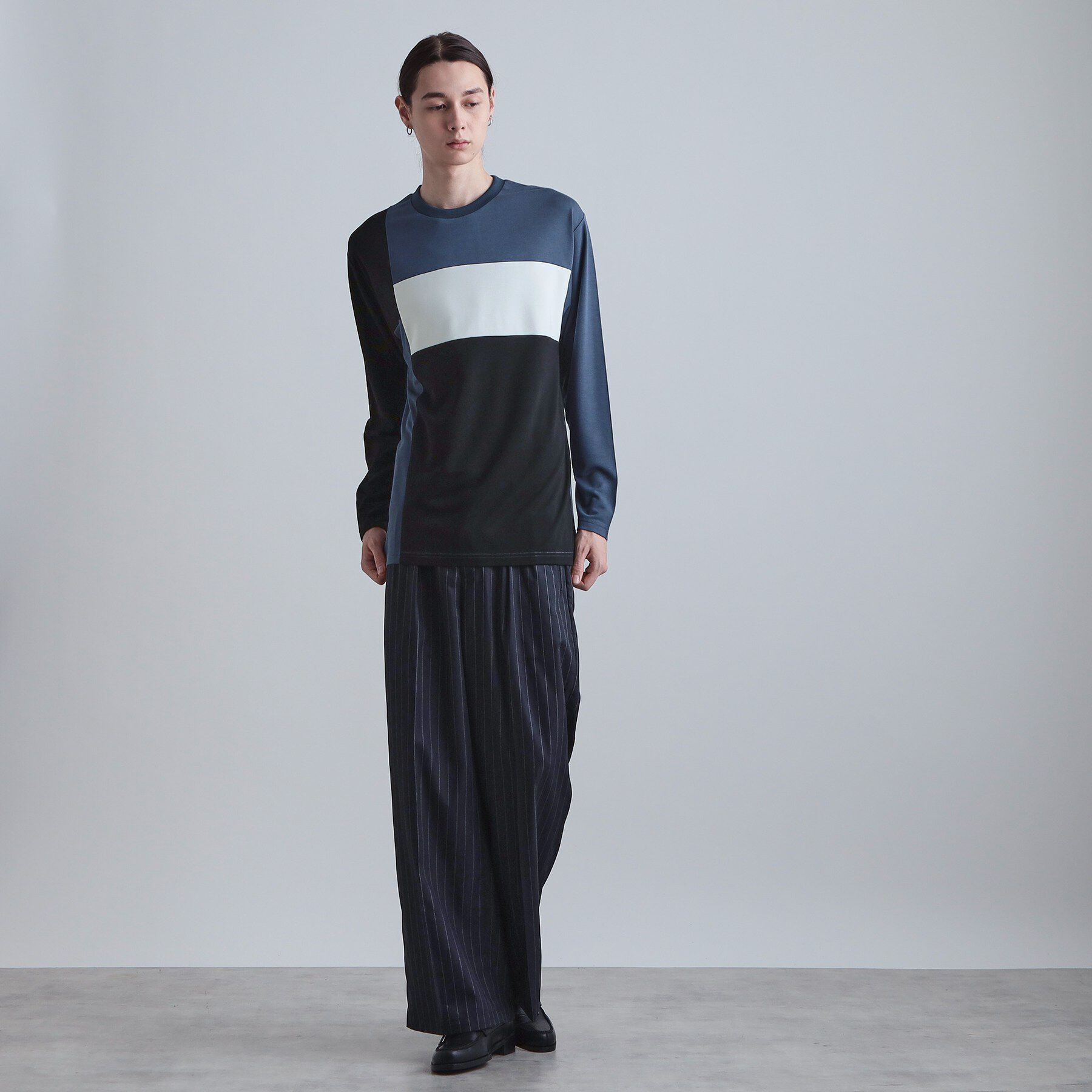 tk.TAKEO KIKUCHI「スクエア切り替えカットソー」|Tシャツ・カットソー|