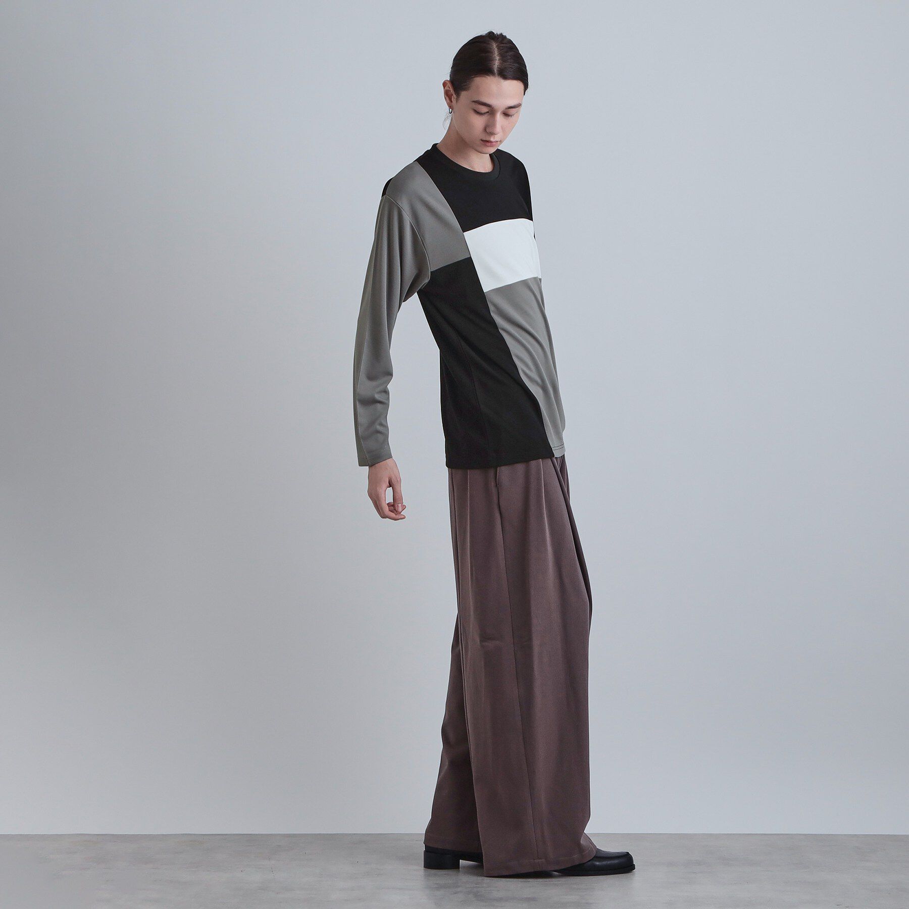 tk.TAKEO KIKUCHI「スクエア切り替えカットソー」|Tシャツ・カットソー|