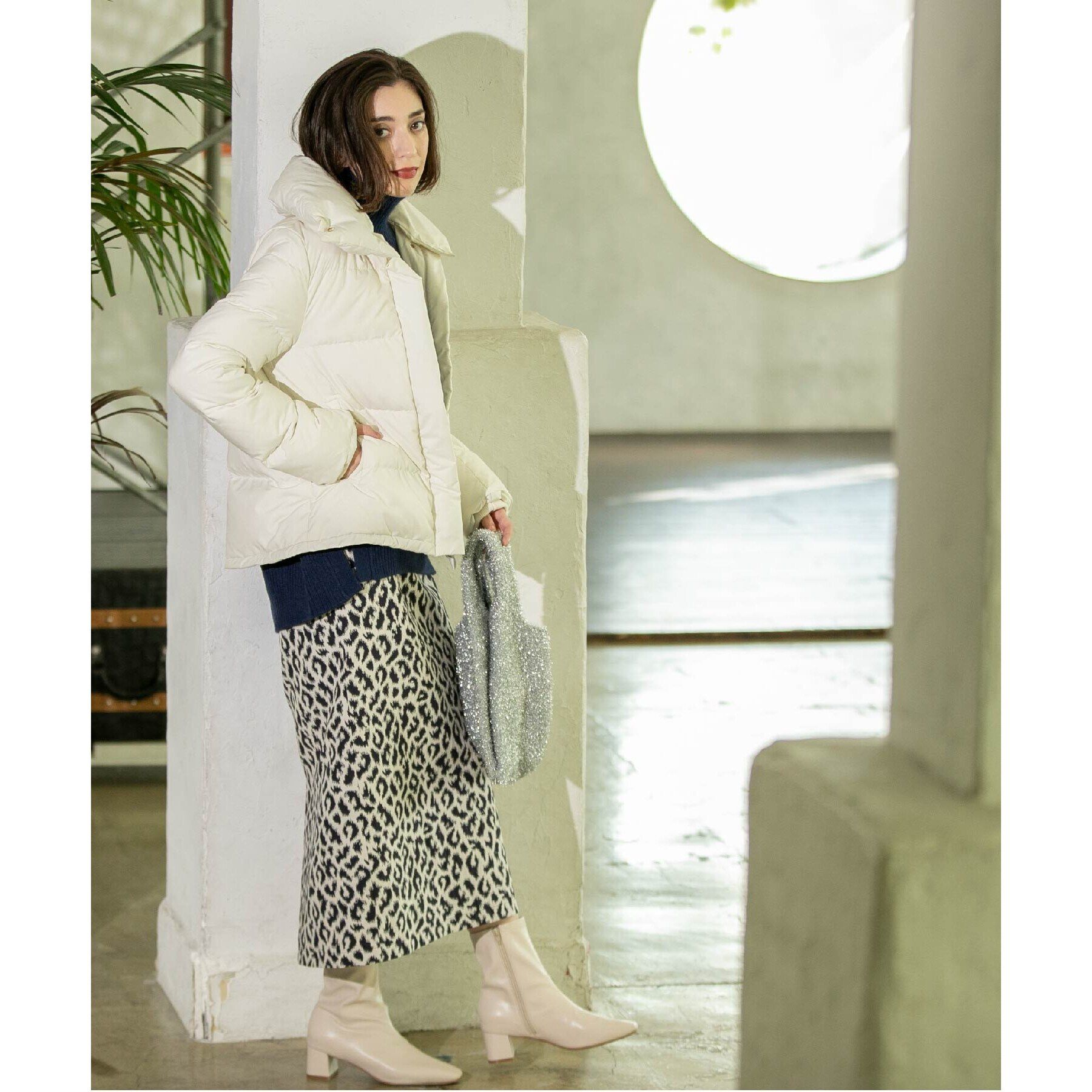 OPAQUE.CLIP「《SS-LLsize》襟取り外し可/ショートダウンジャケット【洗濯機洗い可/撥水/防風/抗菌加工】」|ダウン|