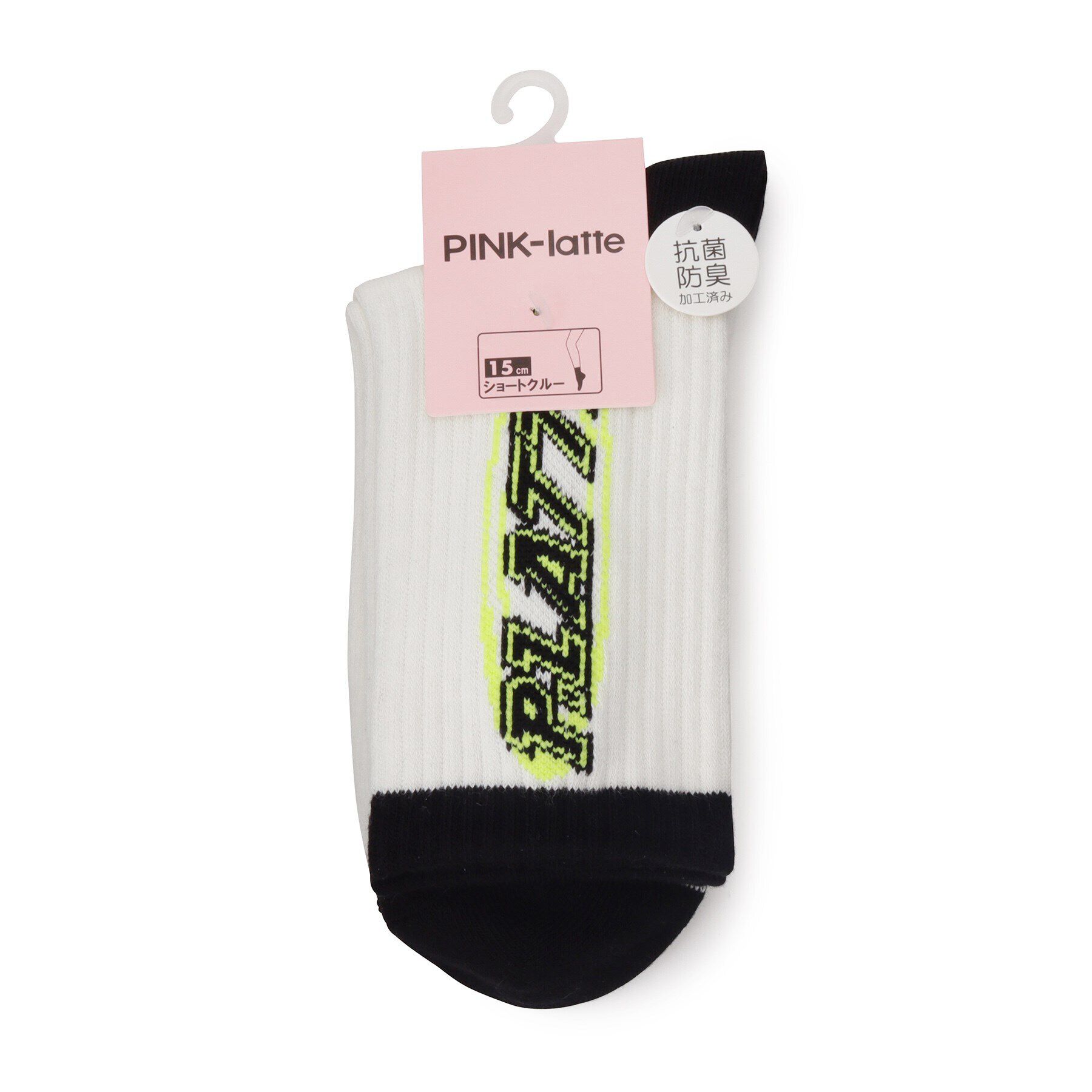 PINK-latte「オーバルロゴソックス」|ソックス|オフホワイト(003