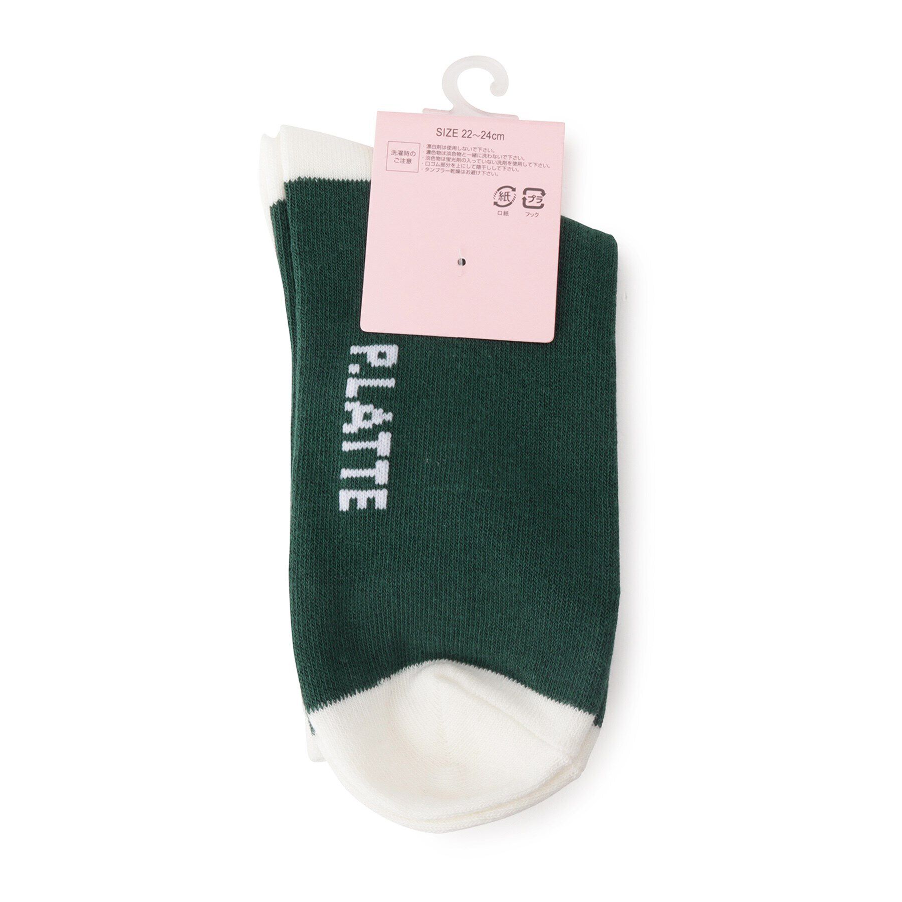 PINK-latte「オーバルロゴソックス」|ソックス|