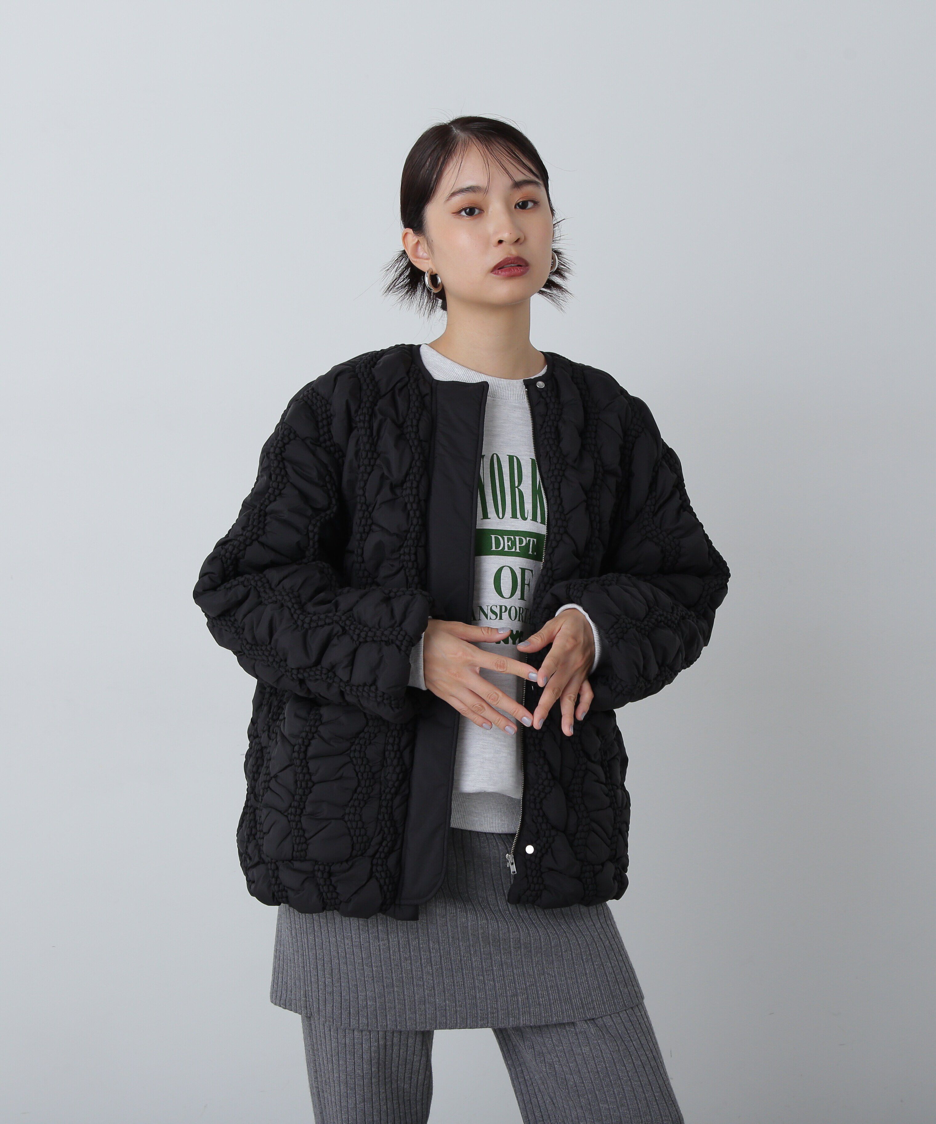  「キルティングジャケット」|ブルゾン・スタジャン|