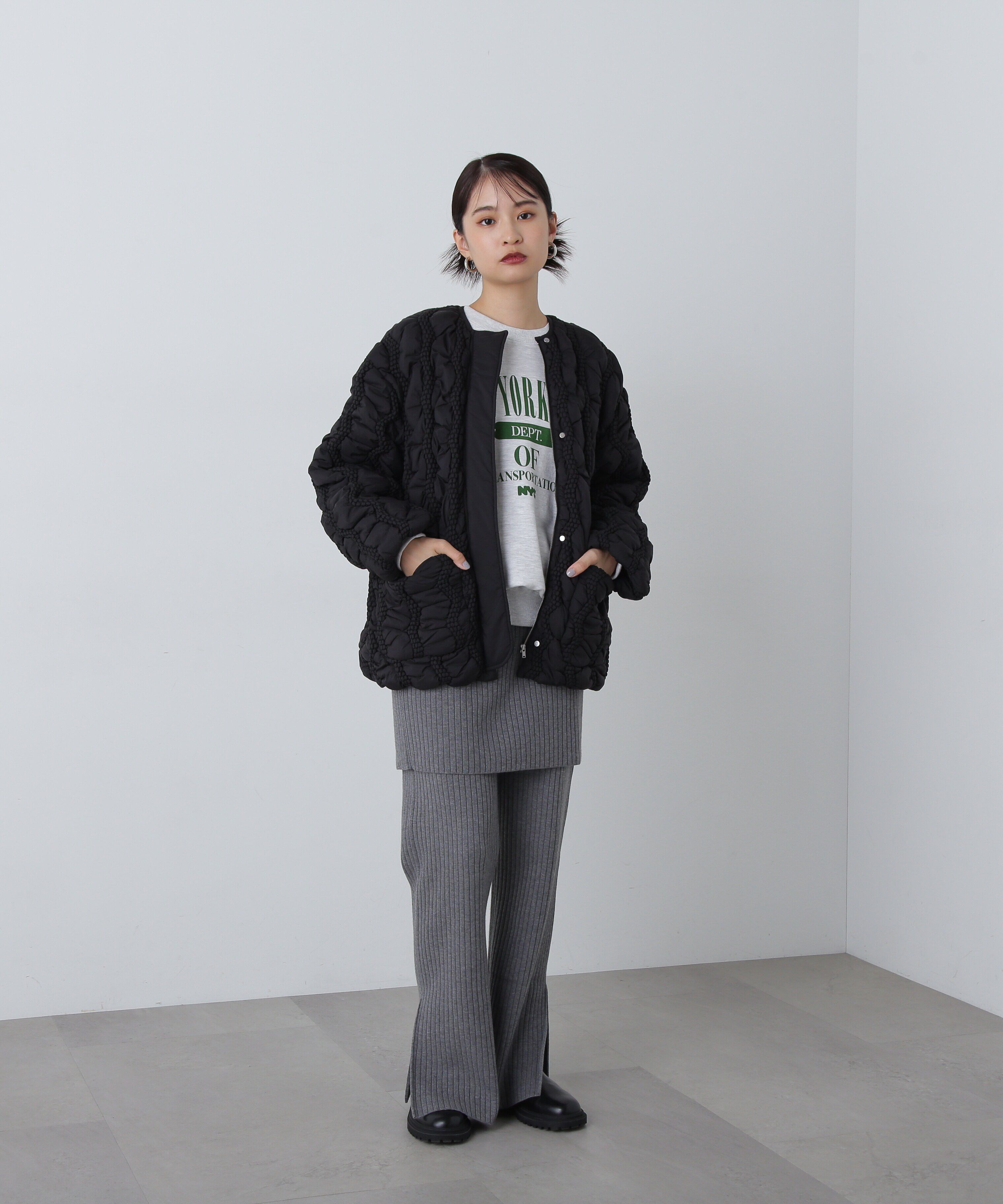  「キルティングジャケット」|ブルゾン・スタジャン|