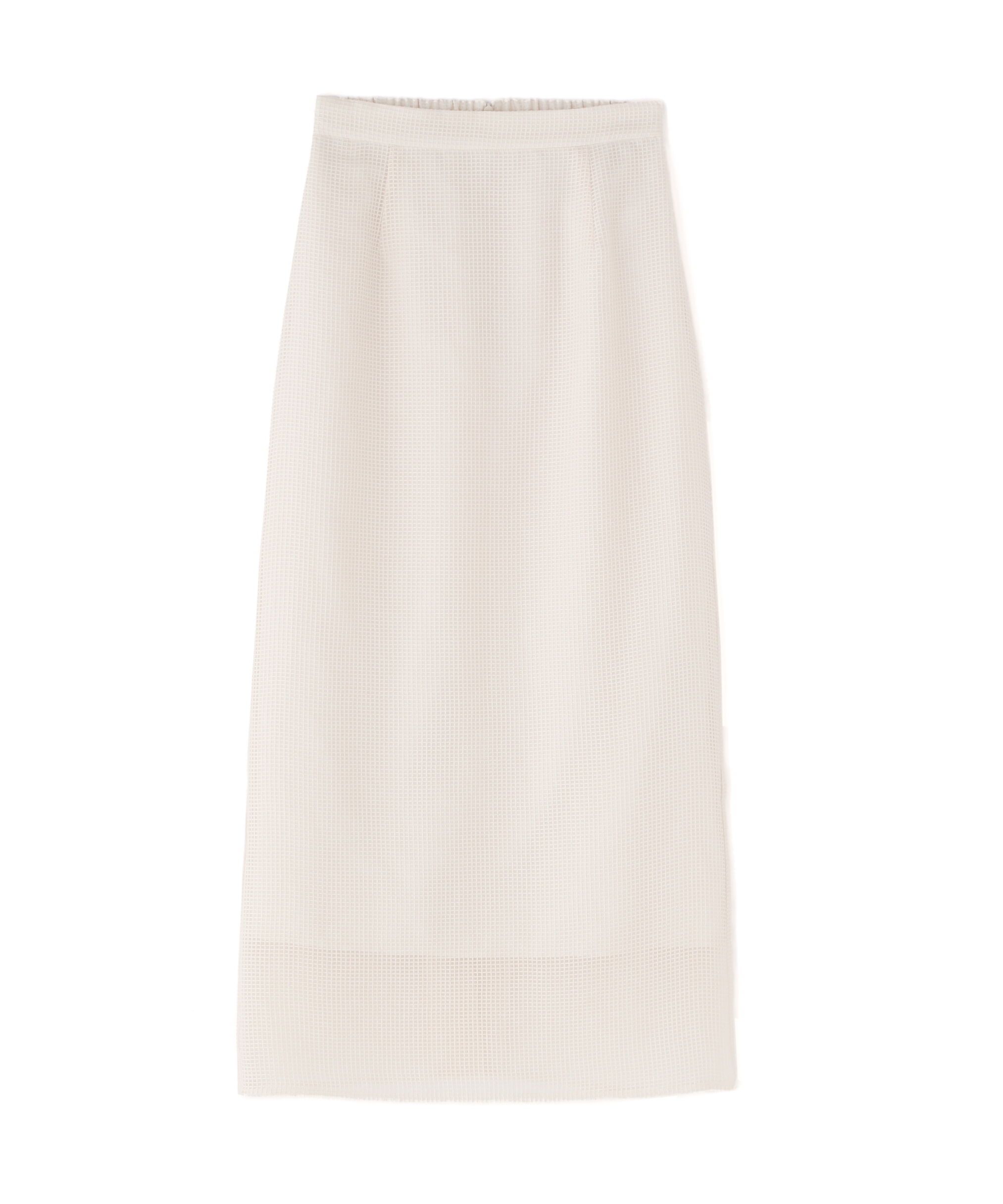  「メッシュチェックナロースカート」|スカート|