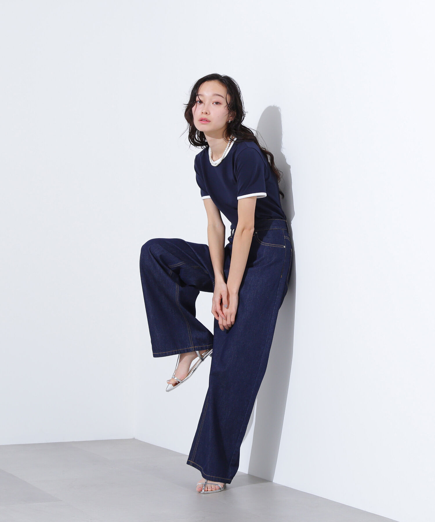  「ライトオンスワイドデニムパンツ」|その他|