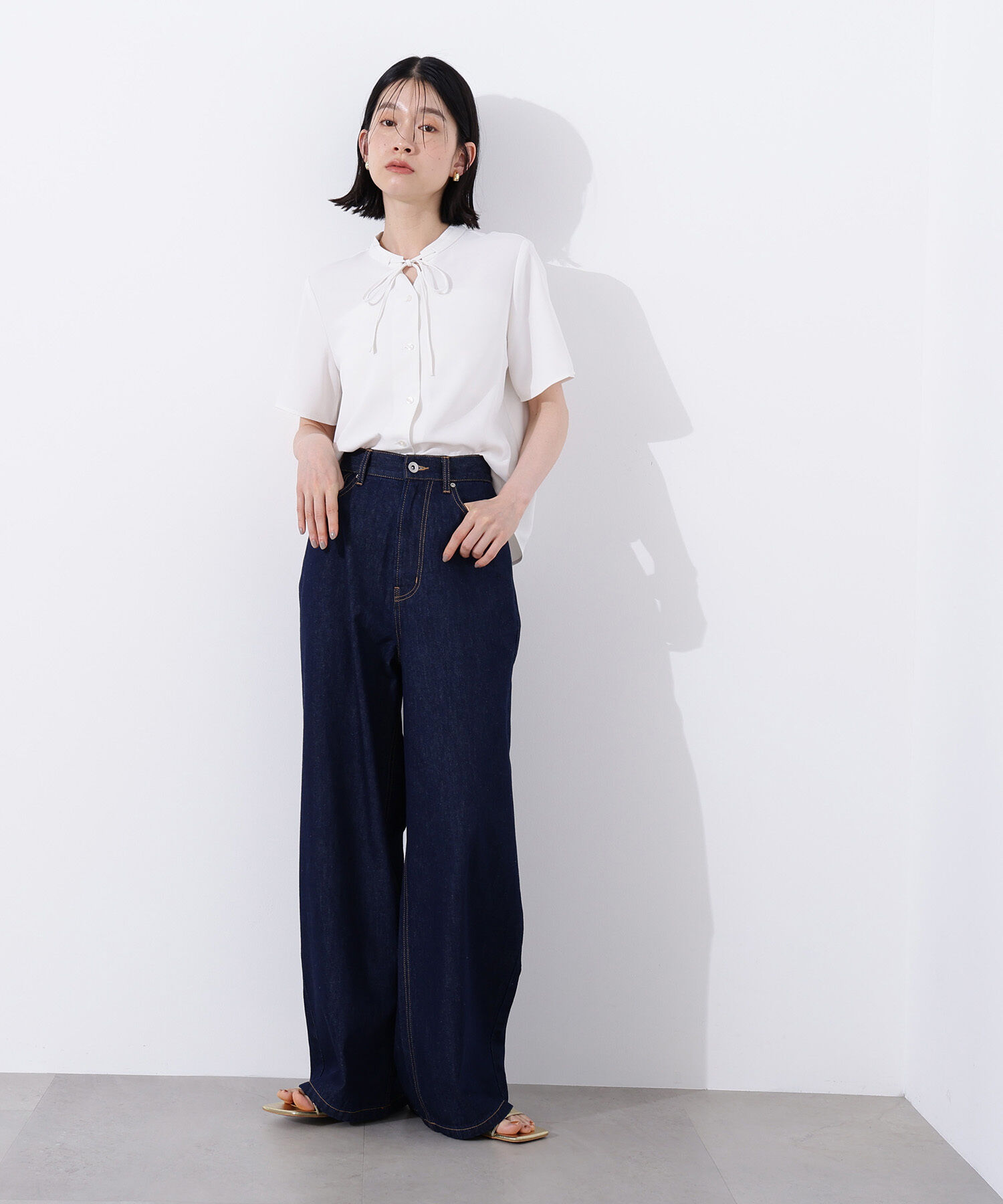  「ライトオンスワイドデニムパンツ」|その他|