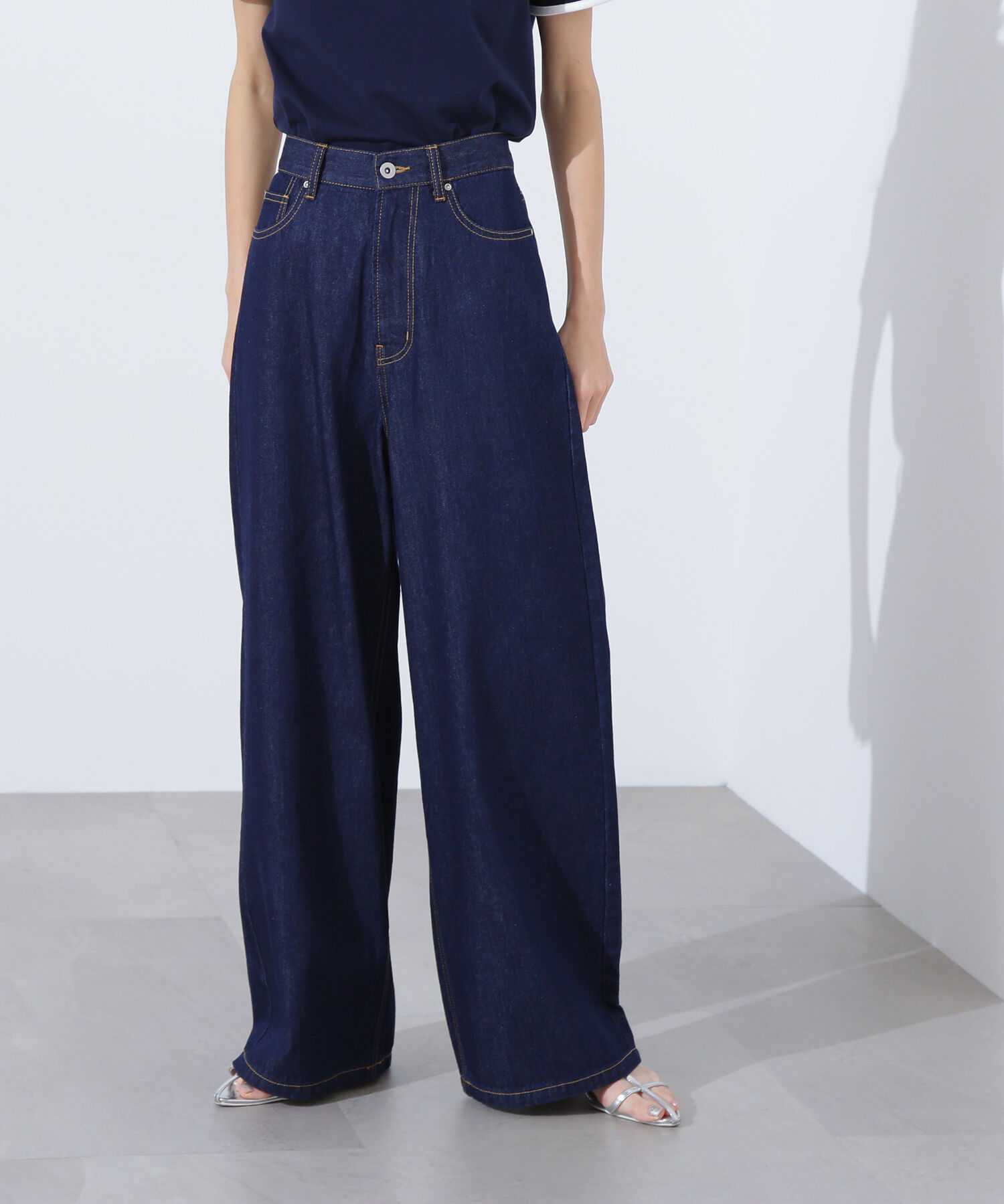  「ライトオンスワイドデニムパンツ」|その他|