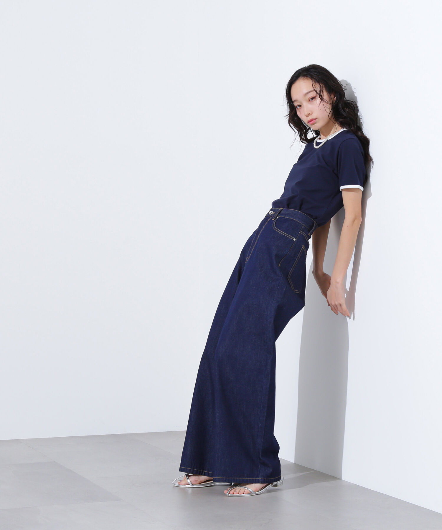  「ライトオンスワイドデニムパンツ」|その他|